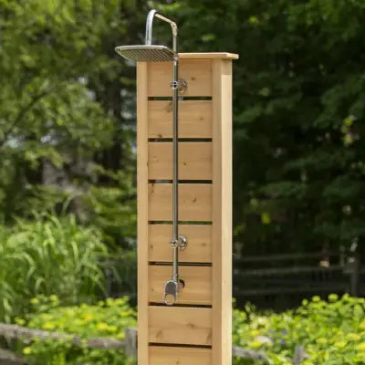 Wooden Outdoor Showers