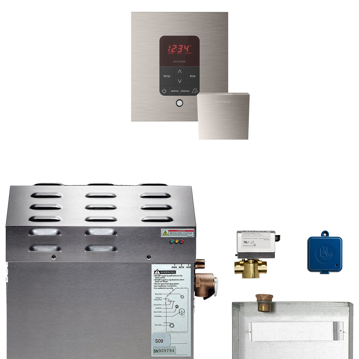 Mr Steam MS (Butler) 5 kW (5000 W) Steam Shower Generator Package with iTempoPlus Control