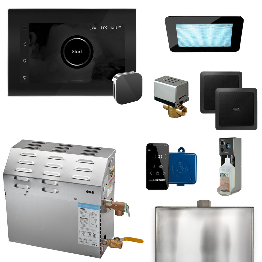 Mr Steam MS (XDream) 7500-Watt Steam Generator with iSteamX Control and Aroma Glass Steamhead