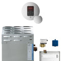 Mr Steam Super (Butler) 10 kW (10000 W) Steam Shower Generator Package with iTempoPlus Control in Round Polished Chrome