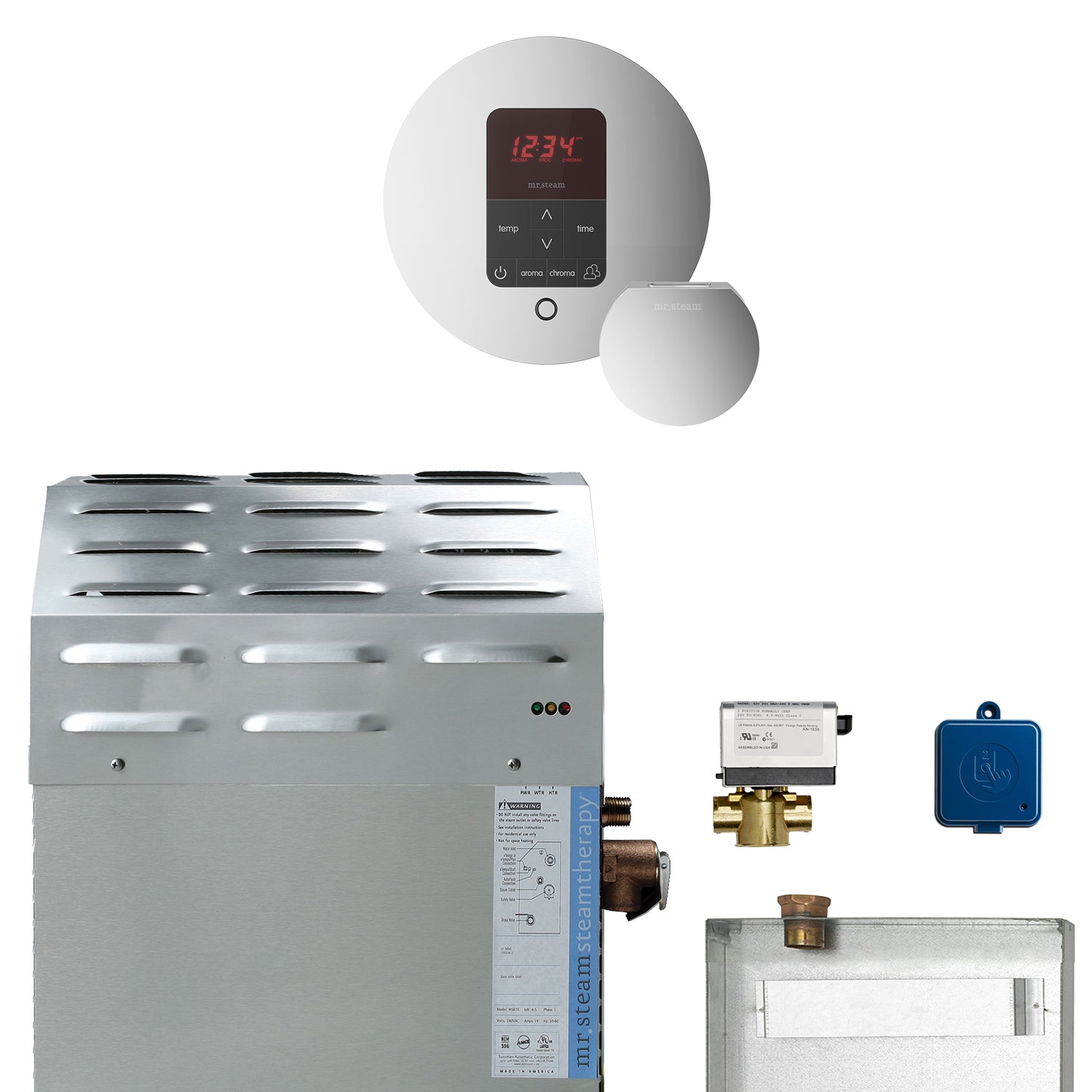 Mr Steam Super (Butler) 15 kW (15000 W) Steam Shower Generator Package with iTempoPlus Control