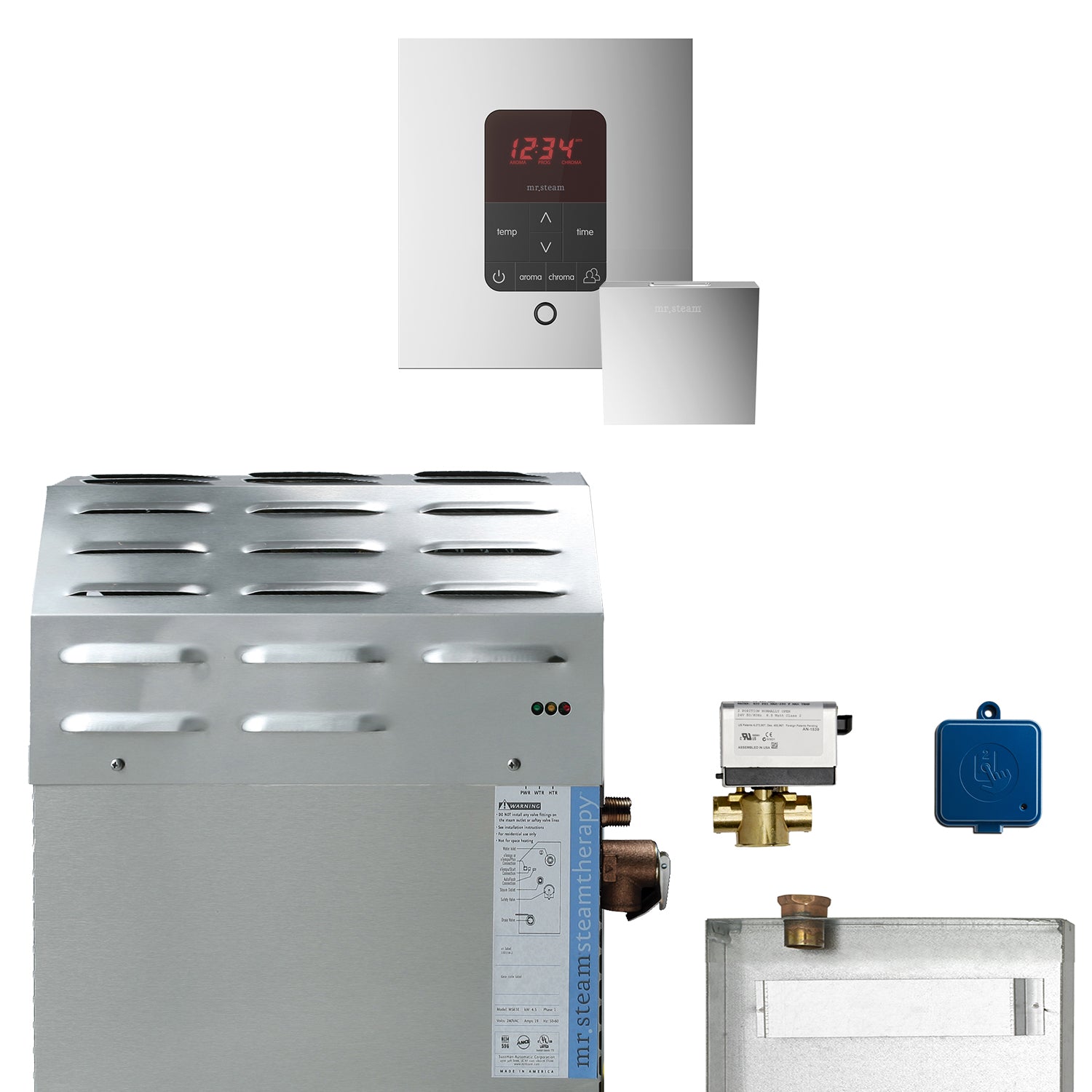 Mr Steam Super (Butler) 15 kW (15000 W) Steam Shower Generator Package with iTempoPlus Control
