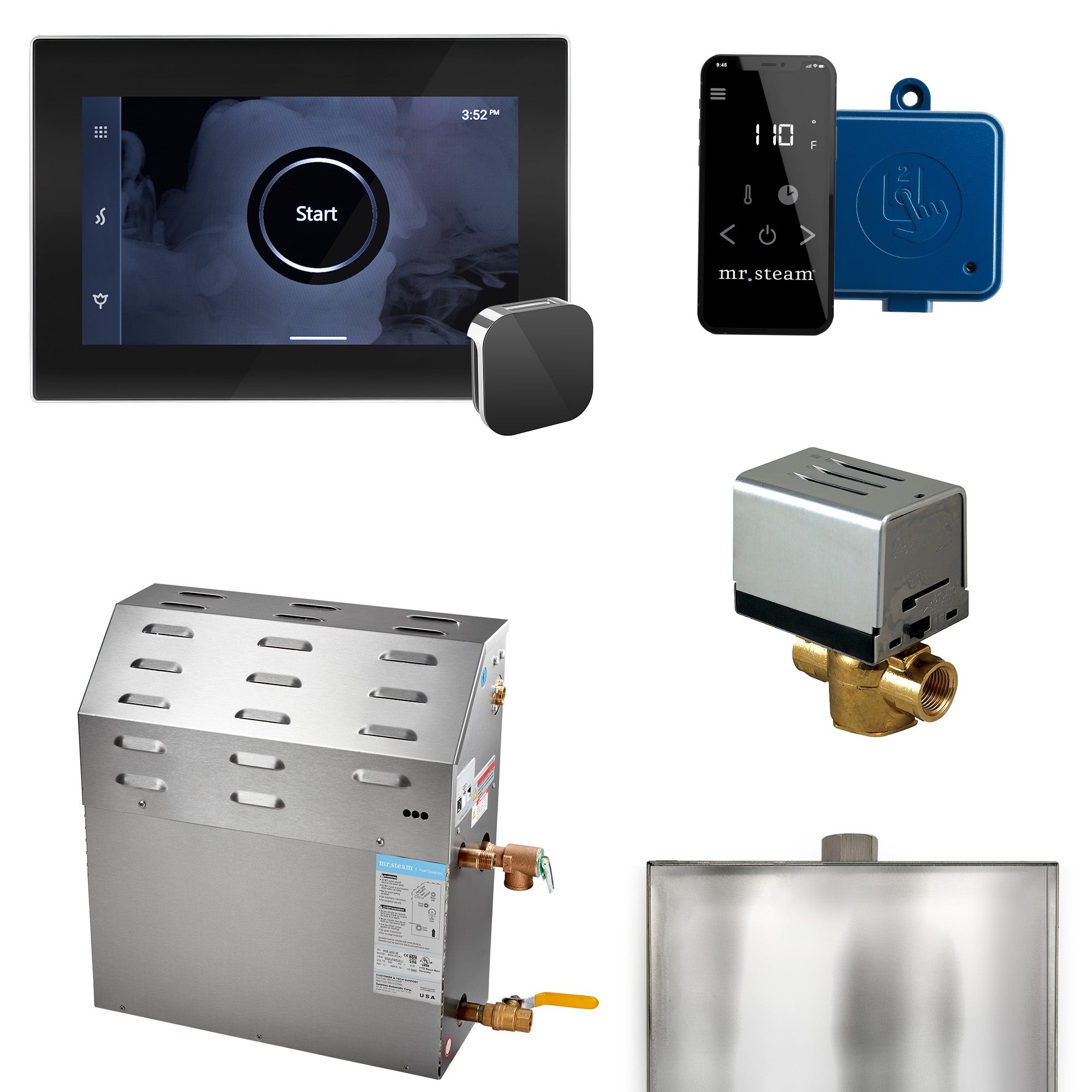 Mr Steam Super (XButler) 10 kW (10000 W) Steam Shower Generator Package with iSteamX Control