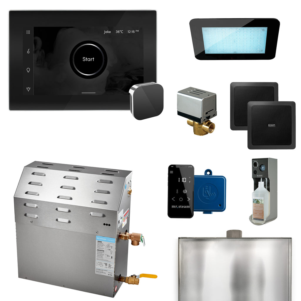 Mr Steam Super (XDream) 12000-Watt Steam Generator with iSteamX Control and Aroma Glass Steamhead