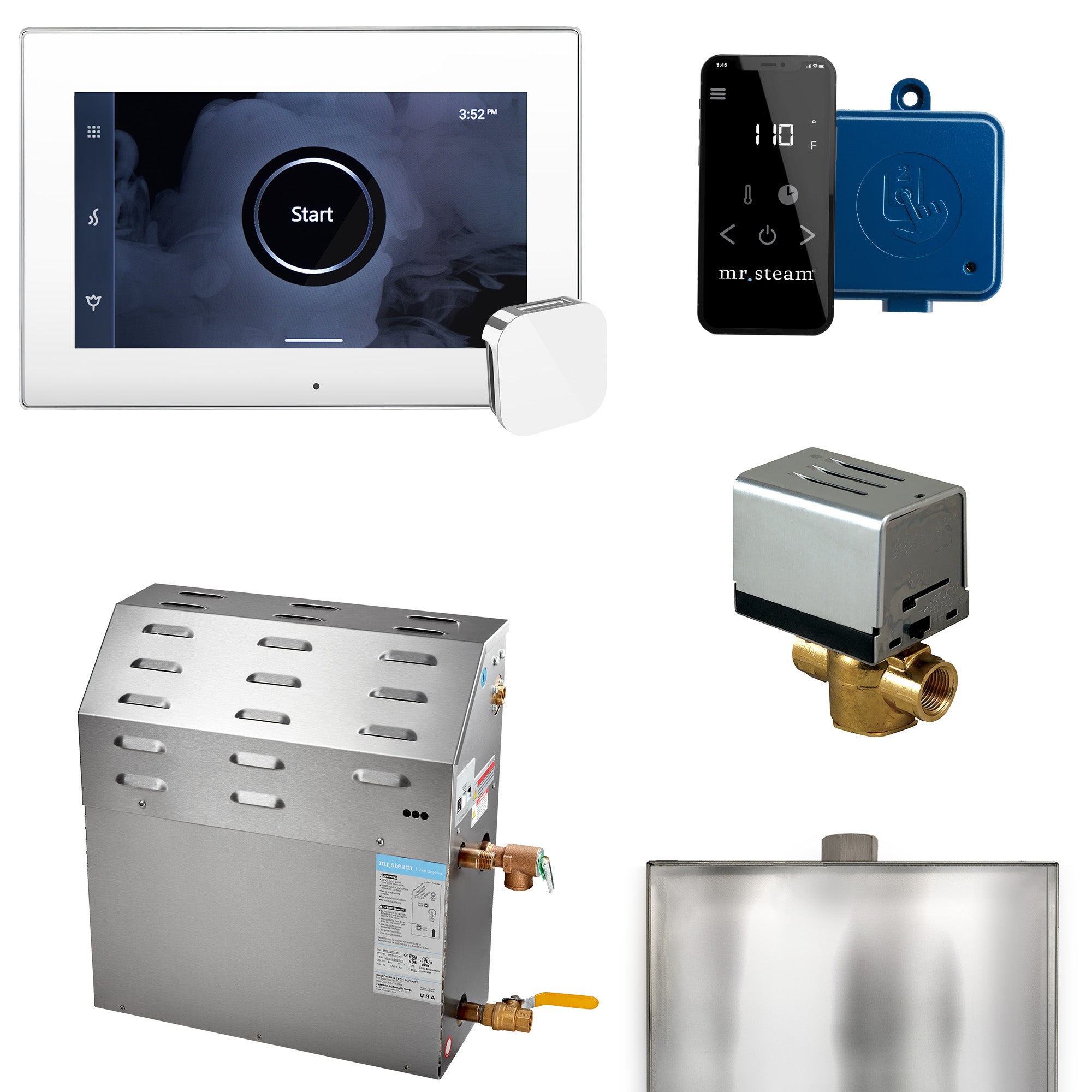 Mr Steam Super (XButler) 15 kW (15000 W) Steam Shower Generator Package with iSteamX Control