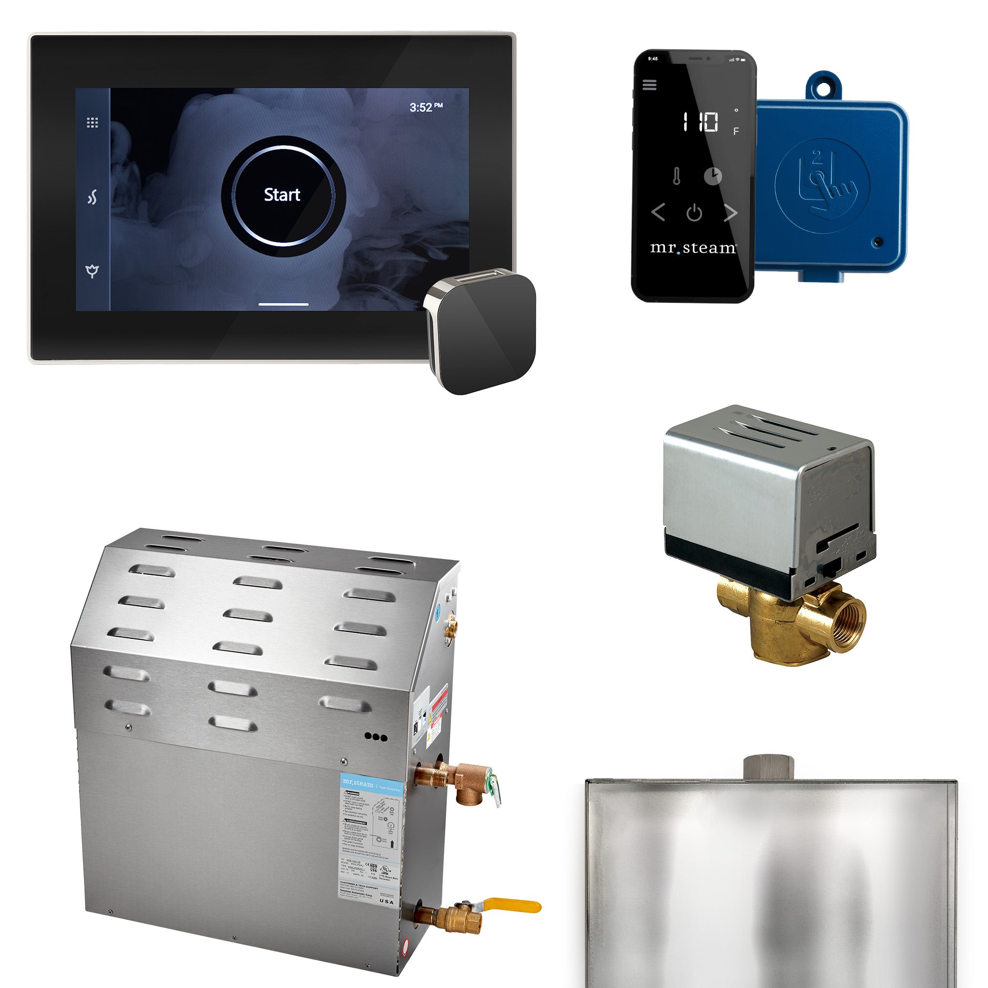 Mr Steam Super (XButler) 10 kW (10000 W) Steam Shower Generator Package with iSteamX Control
