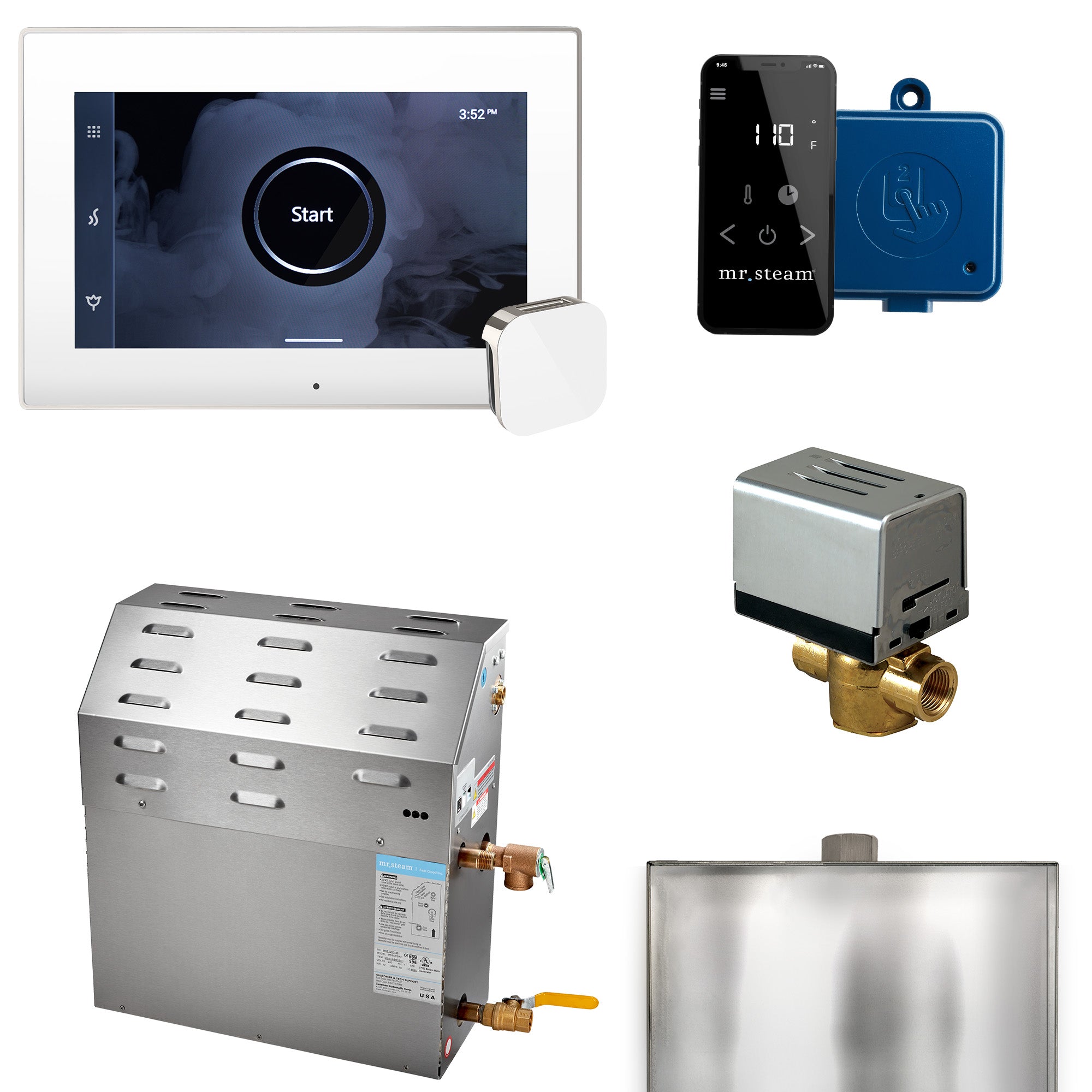 Mr Steam Super (XButler) 10 kW (10000 W) Steam Shower Generator Package with iSteamX Control