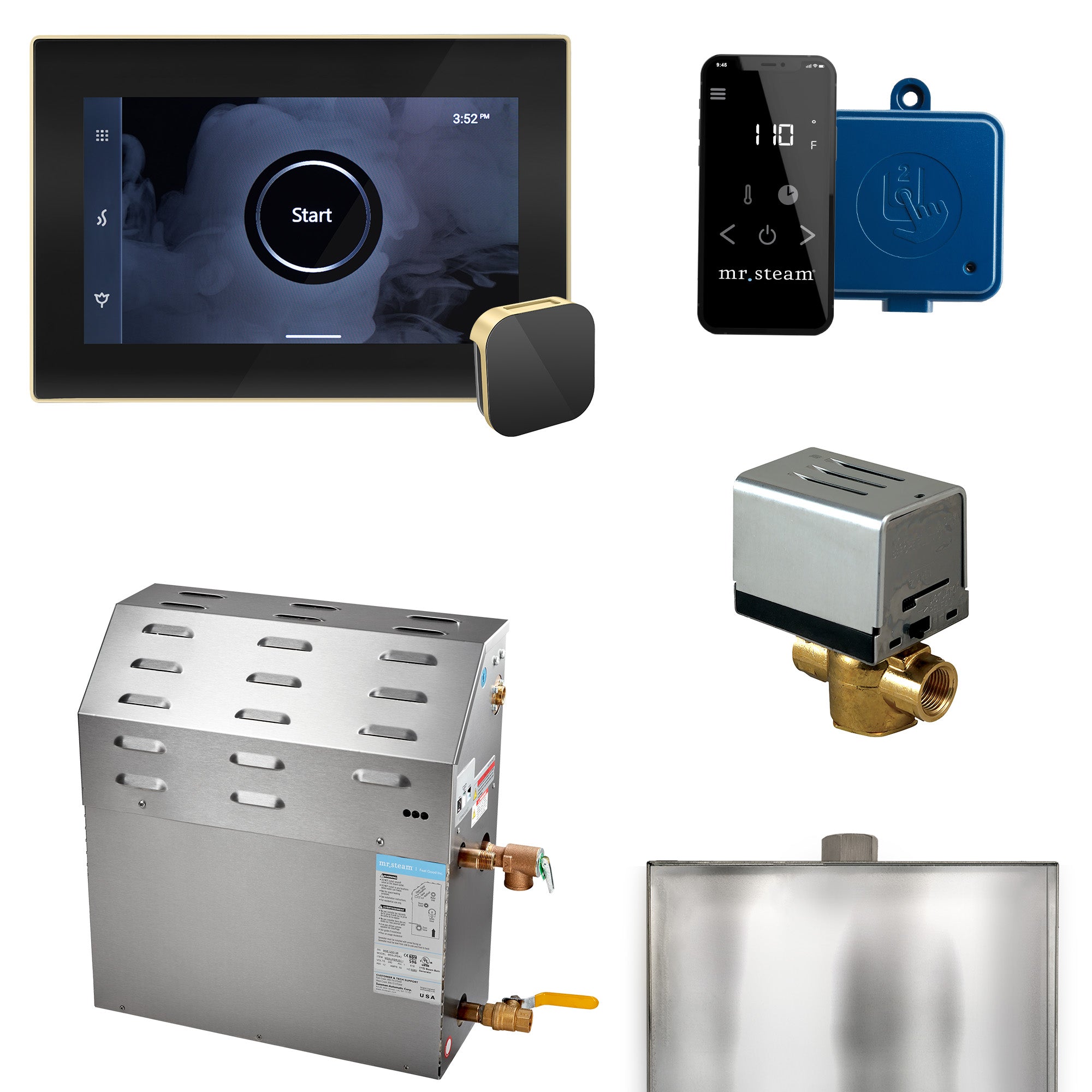 Mr Steam Super (XButler) 10 kW (10000 W) Steam Shower Generator Package with iSteamX Control