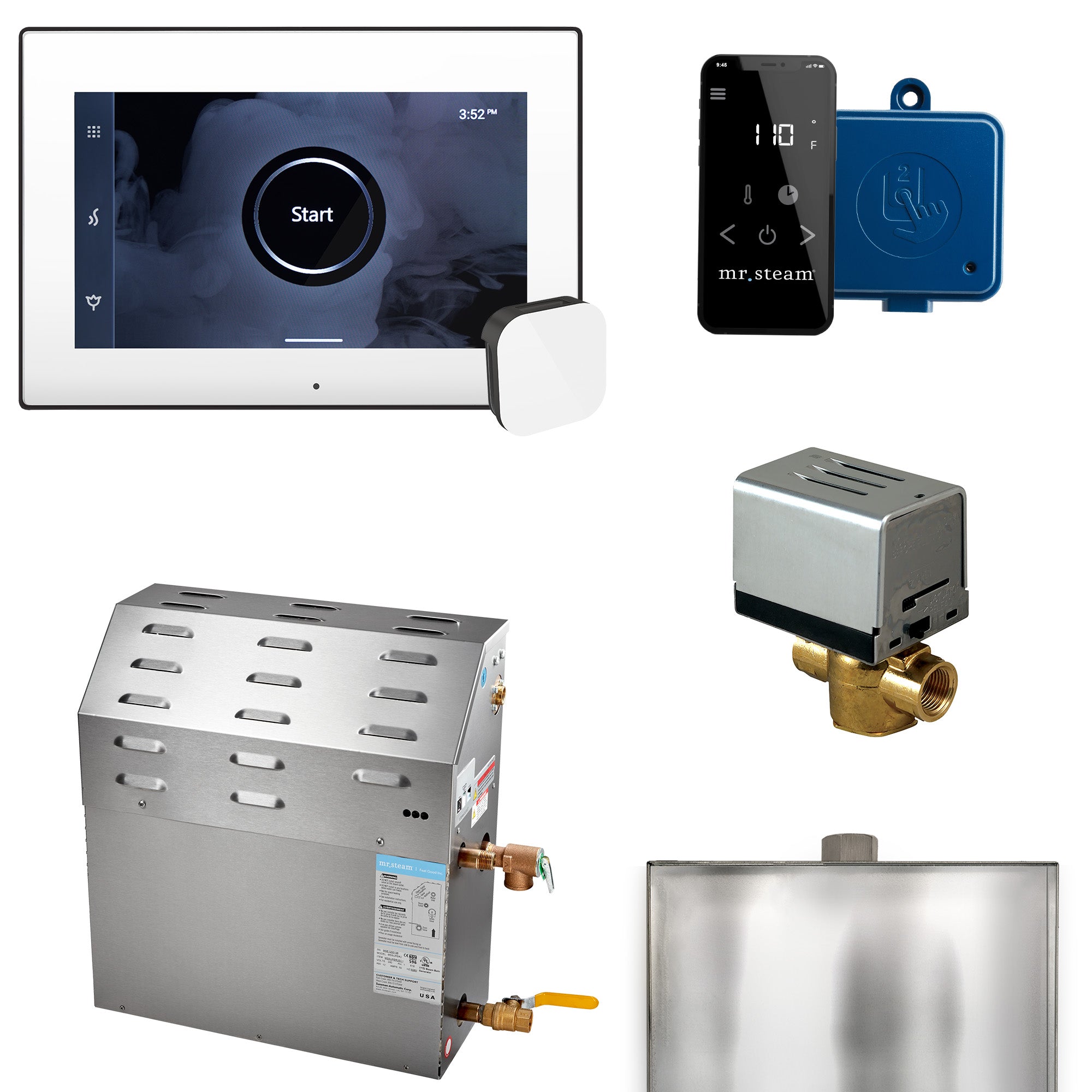 Mr Steam Super (XButler) 15 kW (15000 W) Steam Shower Generator Package with iSteamX Control