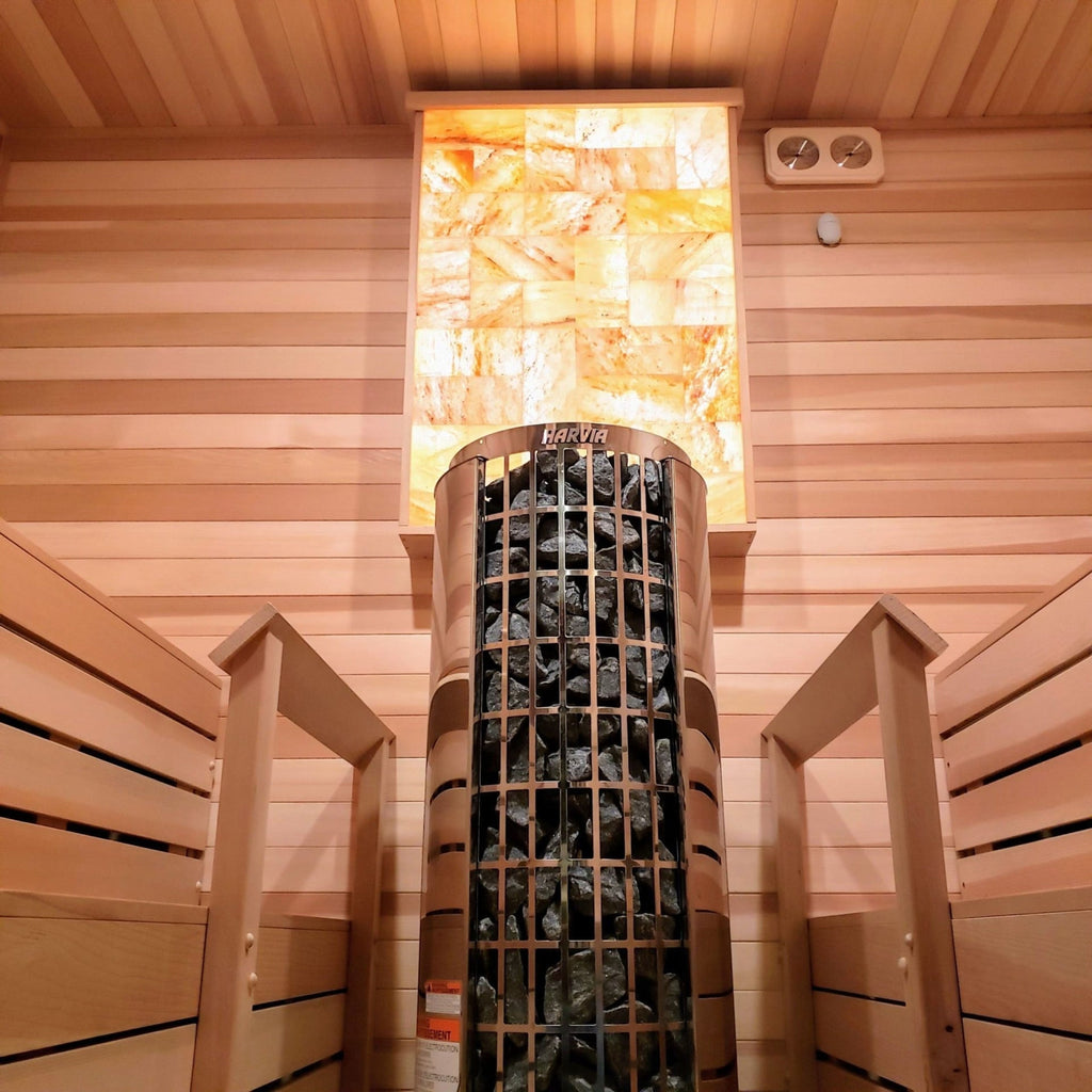 Finnish Sauna Builders 11' x 12' x 7' Pre-Built Indoor Sauna Kit Clear Cedar / Option 1,Clear Cedar / Option 2,Clear Cedar / Option 3,Clear Cedar / Option 4,Clear Cedar / Option 5,Clear Cedar / Option 6,Clear Cedar / Custom Option + $500.00 Finnish Sauna 