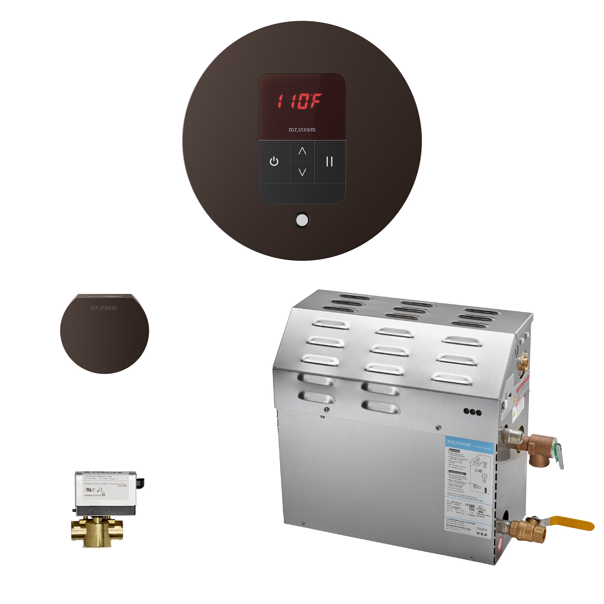 Mr Steam MS (iTempo) 5 kW (5000 W) Steam Shower Generator Package with iTempo Control