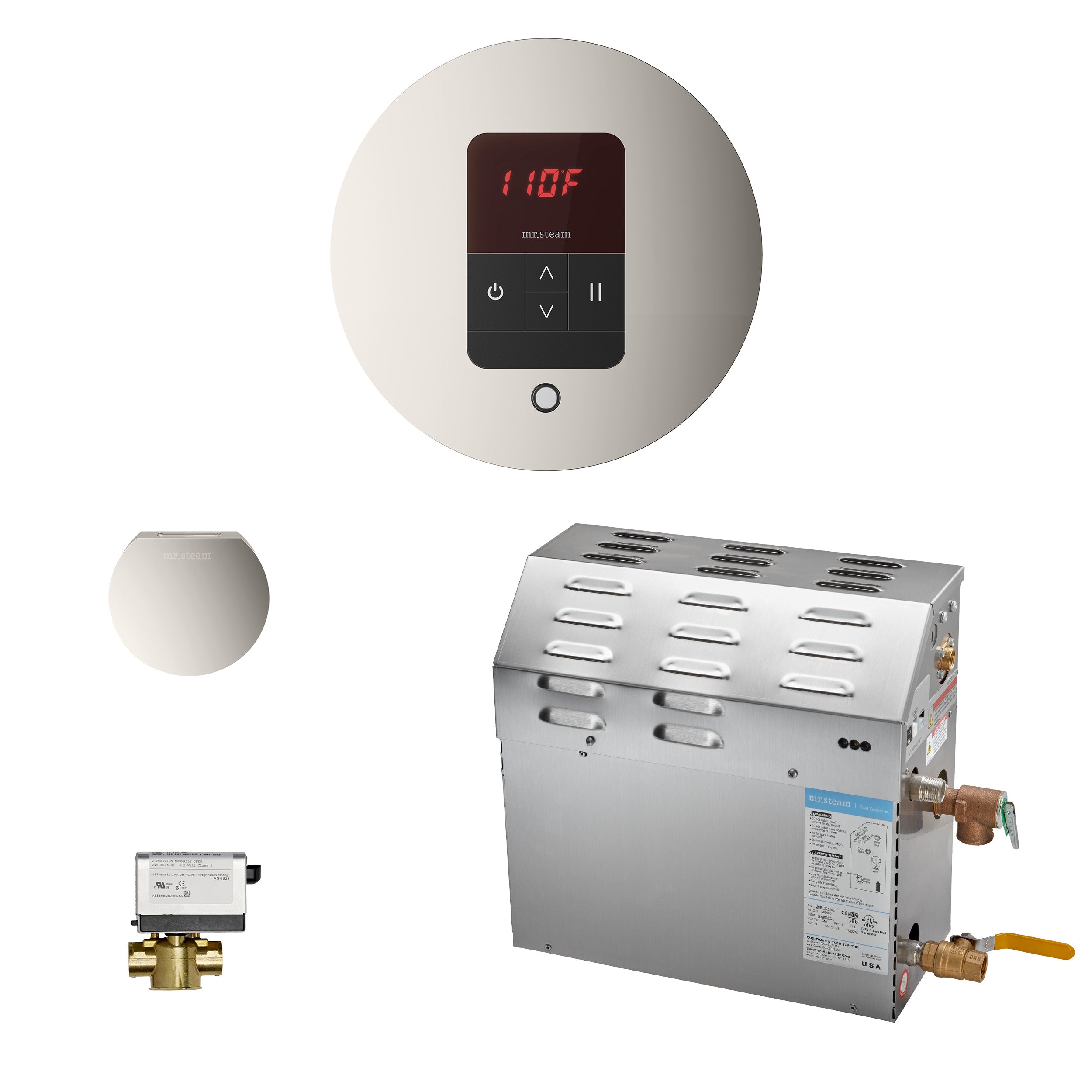 Mr Steam MS (iTempo) 5 kW (5000 W) Steam Shower Generator Package with iTempo Control