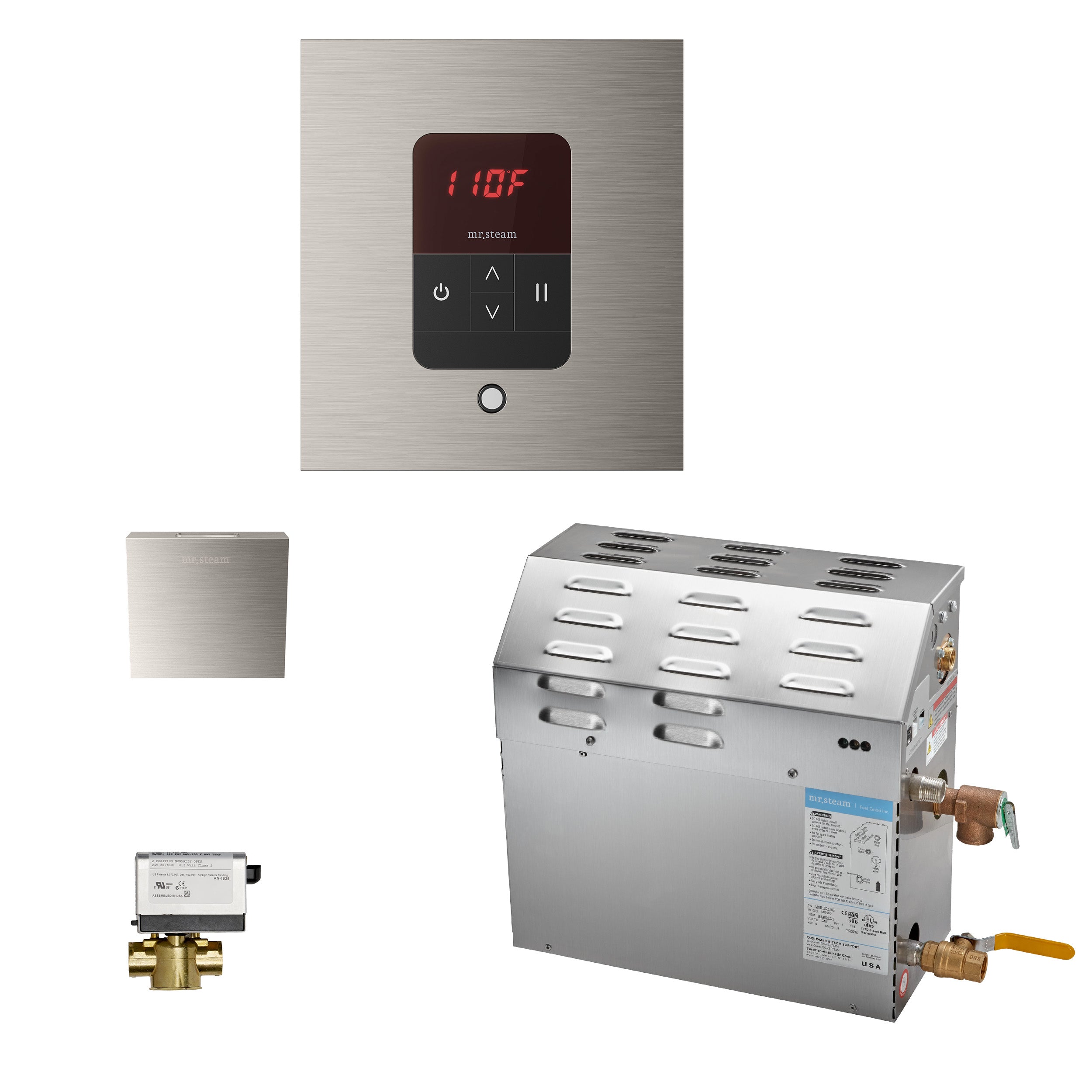 Mr Steam MS (iTempo) 7.5 kW (7500 W) Steam Shower Generator Package with iTempo Control