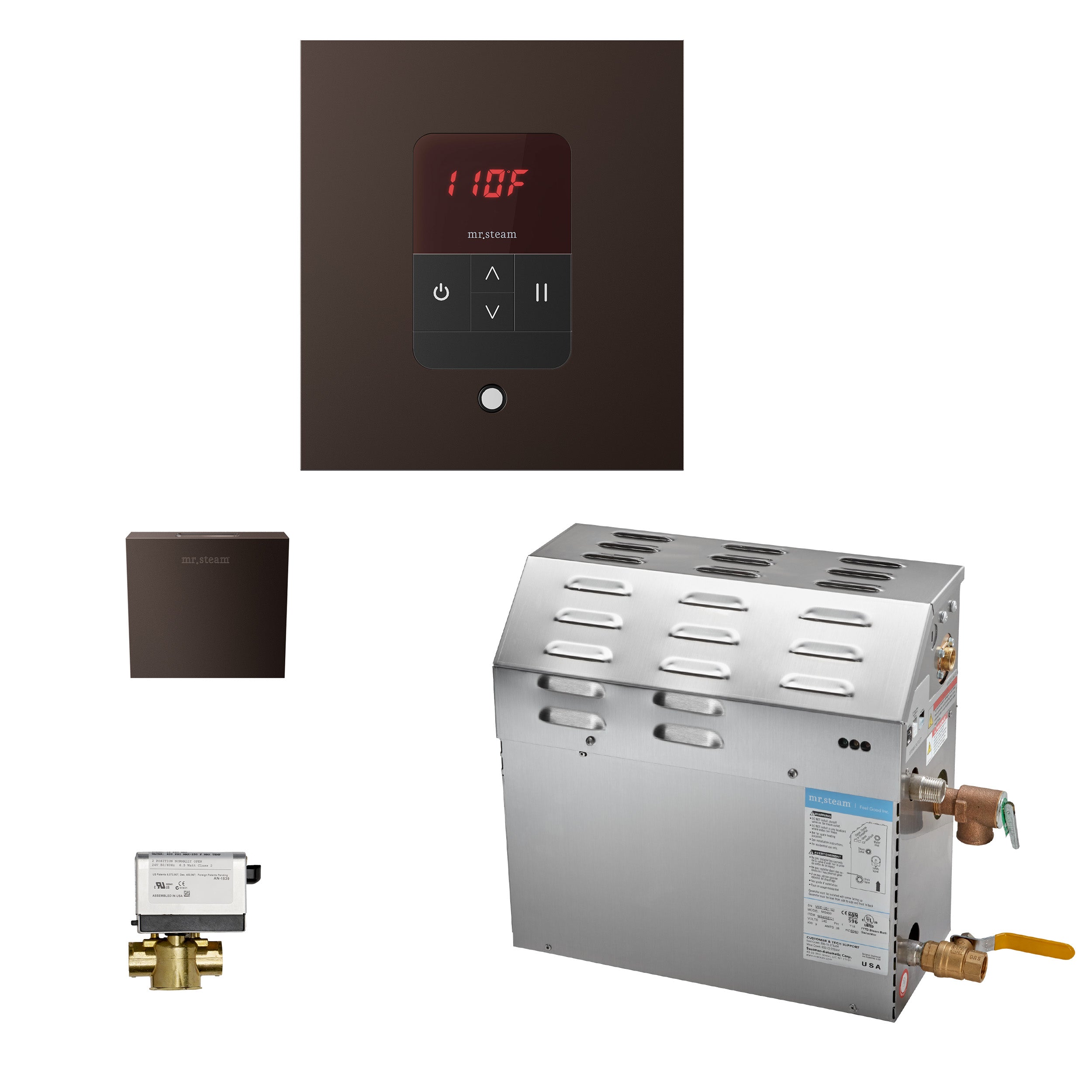 Mr Steam MS (iTempo) 5 kW (5000 W) Steam Shower Generator Package with iTempo Control