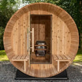 Almost Heaven Fairmont 4 Person Canopy Barrel Sauna