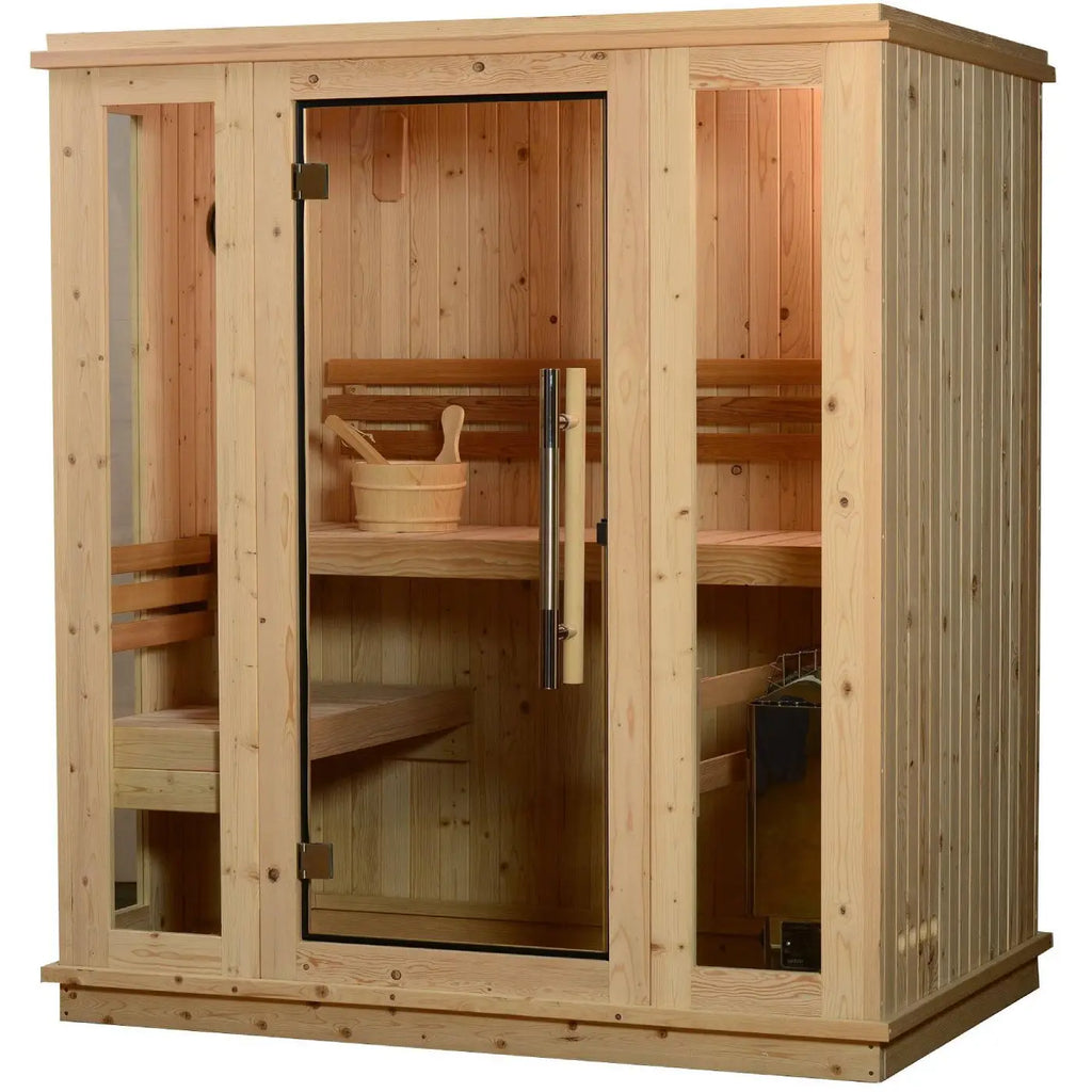 Almost Heaven Auburn 3 Person Indoor Sauna Respite Series Rustic Cedar,Fir Almost Heaven Sauna Almost_Heaven_Auburn_3_Person_Indoor_Sauna_Respite_Series_01.webp
