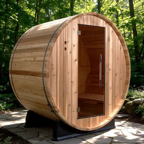 Almost Heaven Salem 2 Person Classic Barrel Sauna