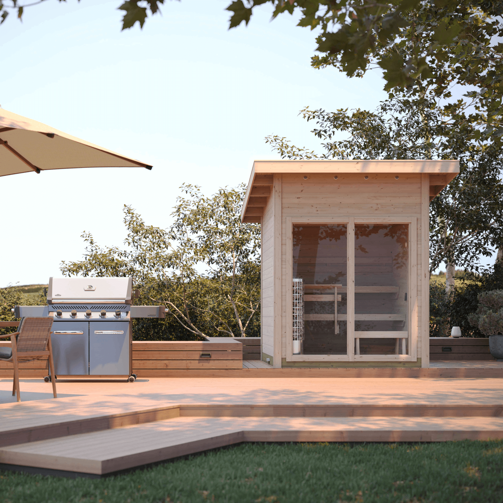 View Outdoor Sauna — Harvia Collection - photo 11