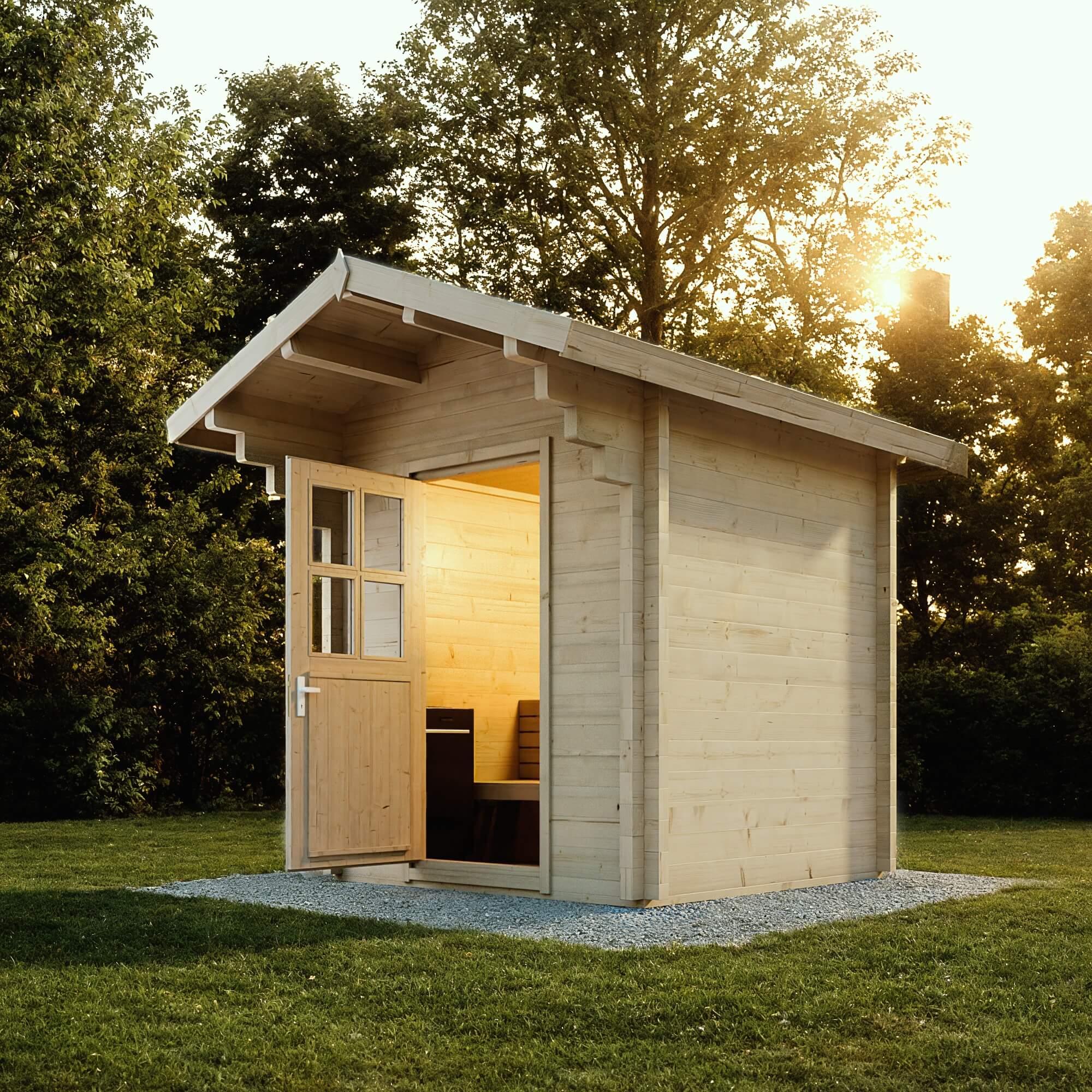 Saddle Mountain Outdoor Sauna — Harvia Collection - photo 1