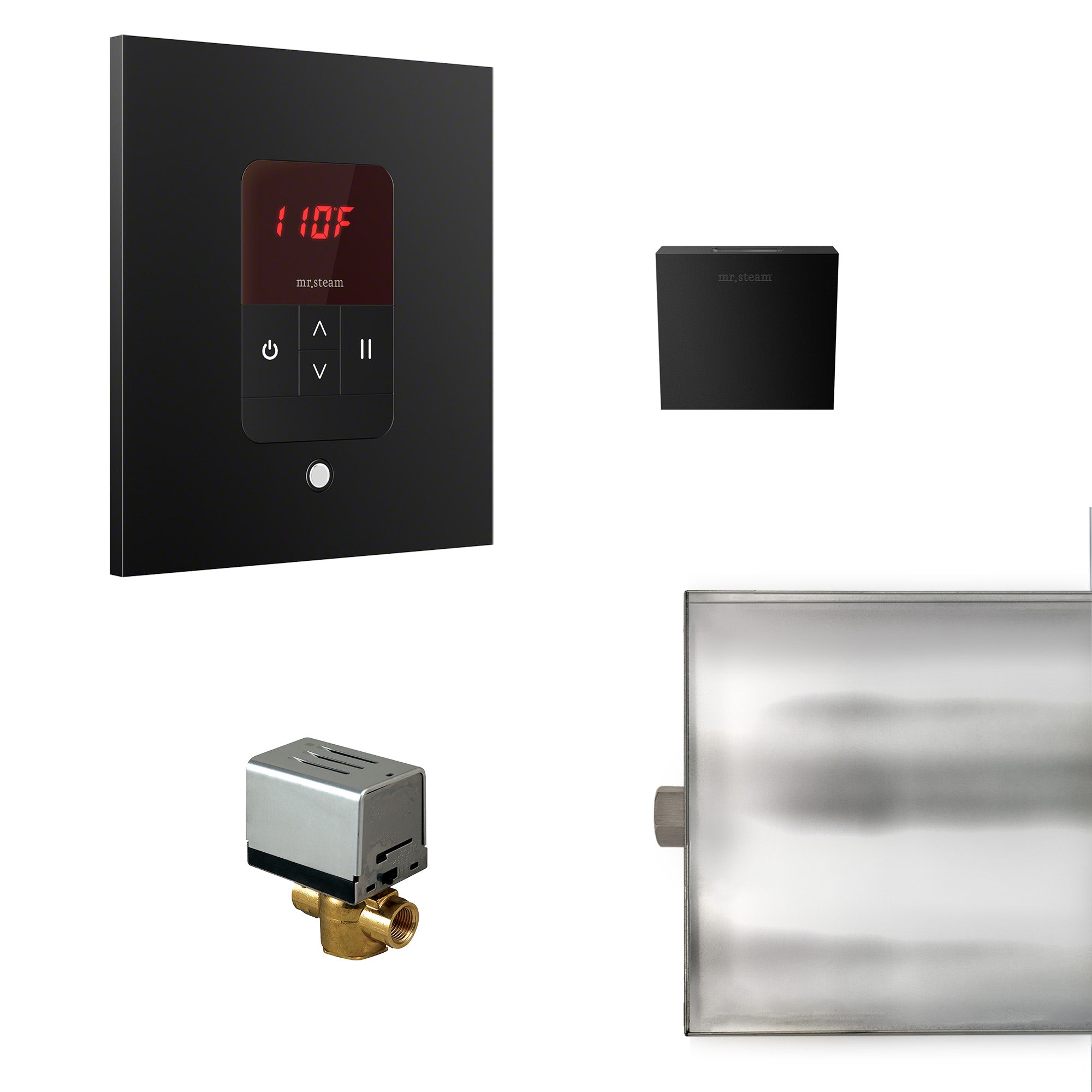 Mr Steam Basic Butler Steam Shower Control Package with iTempo Control and Aroma Designer SteamHead