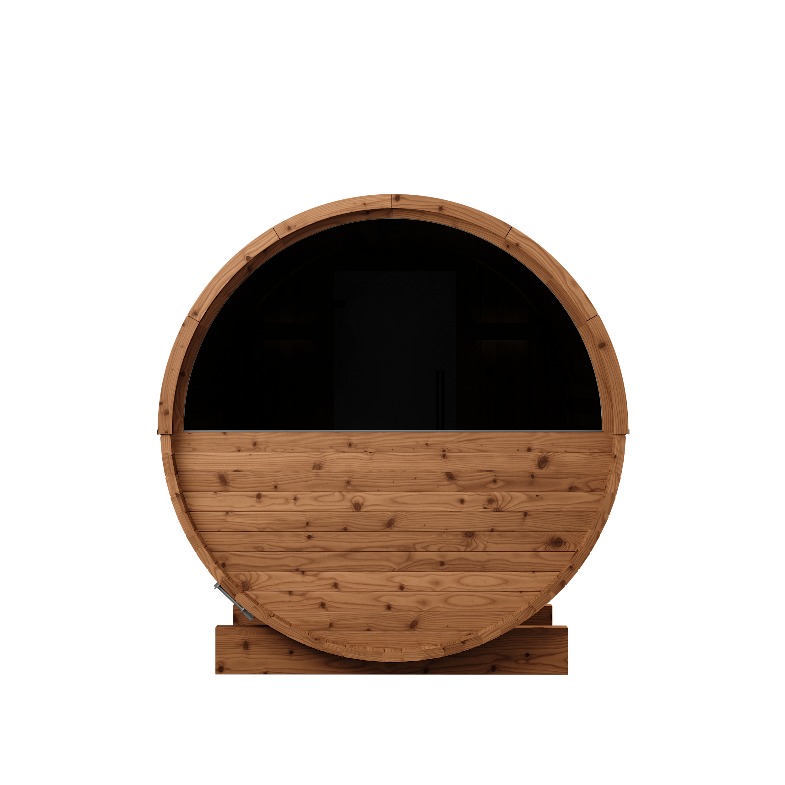 Thermory 2 Person Barrel Sauna No 54 DIY Kit with Window Thermally Modified Spruce,Thermally Modified Spruce - Ignite Thermory Back1.png