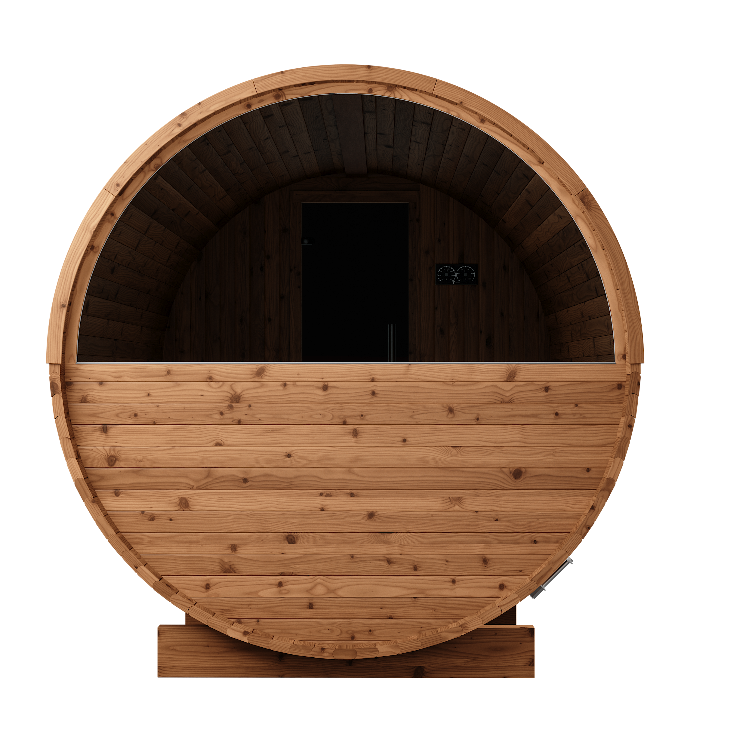 Thermory 6 Person Barrel Sauna No 62 DIY Kit with Window Thermally Modified Spruce,Thermally Modified Spruce - Ignite Thermory Back_31ffa151-ae2d-474a-8a15-43a6e43a1ada.png