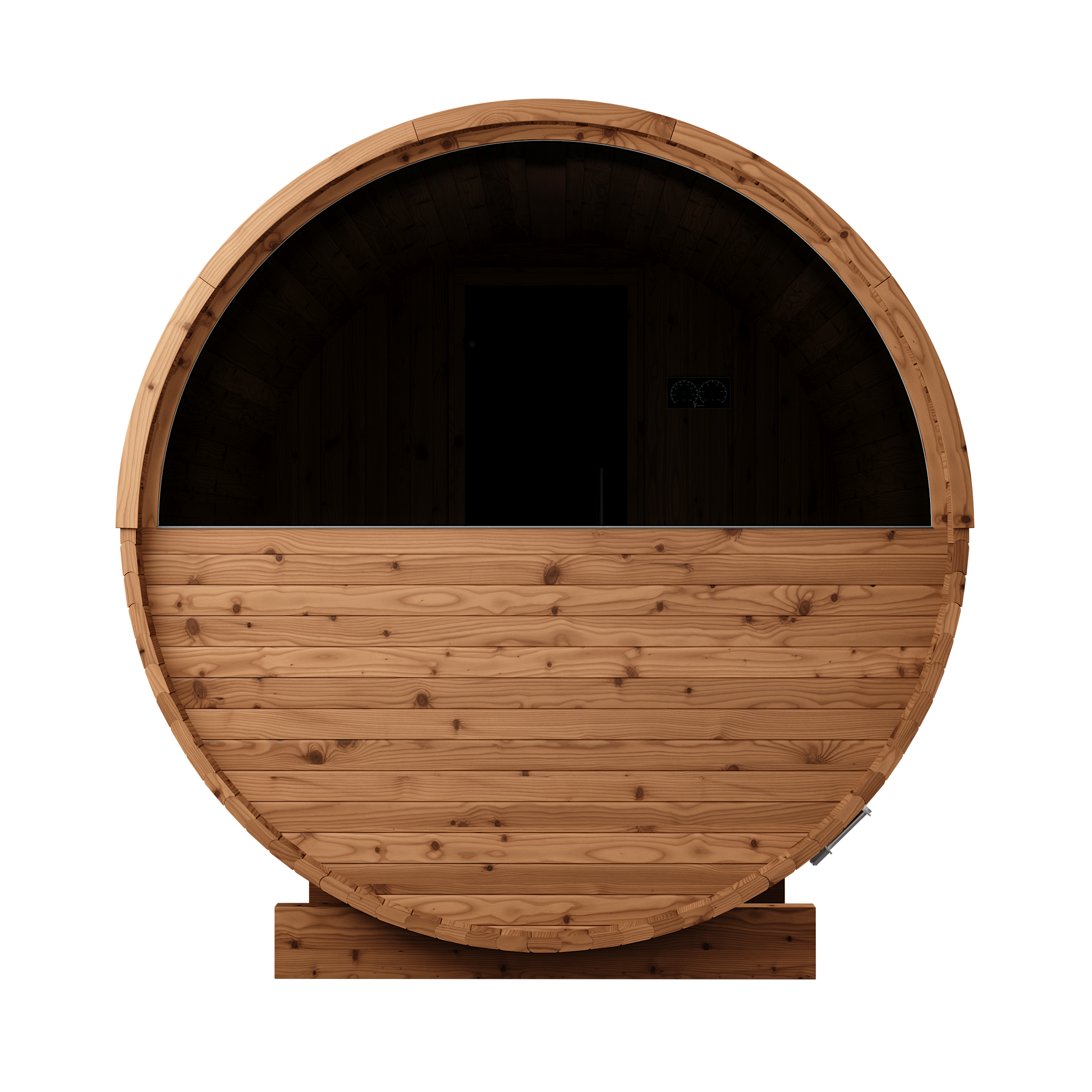 Thermory 6 Person Barrel Sauna No 82 DIY Kit with Terrace and Window Thermally Modified Spruce Thermory Back_560591cf-7a32-4b0e-b106-5af0d49d14ca.png