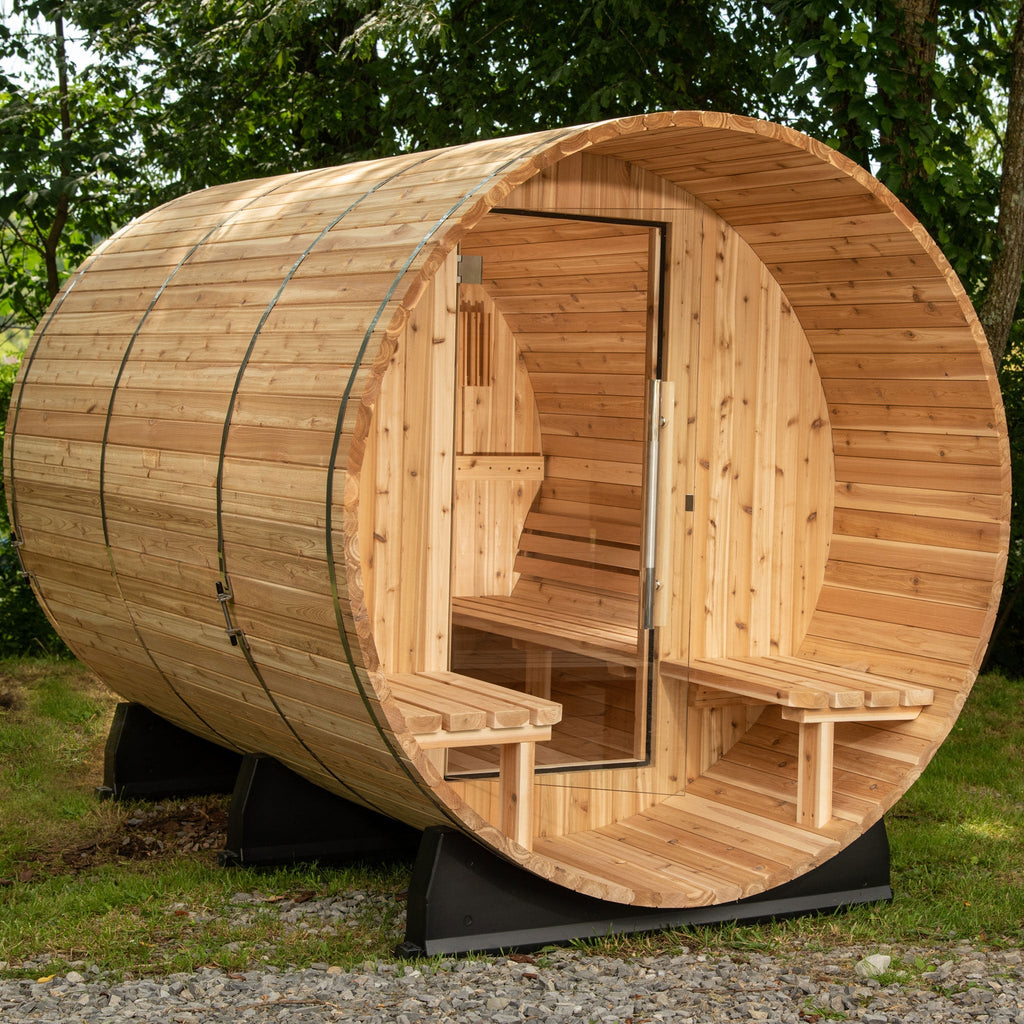 Almost Heaven Charleston 4 Person Canopy Barrel Sauna - photo 2