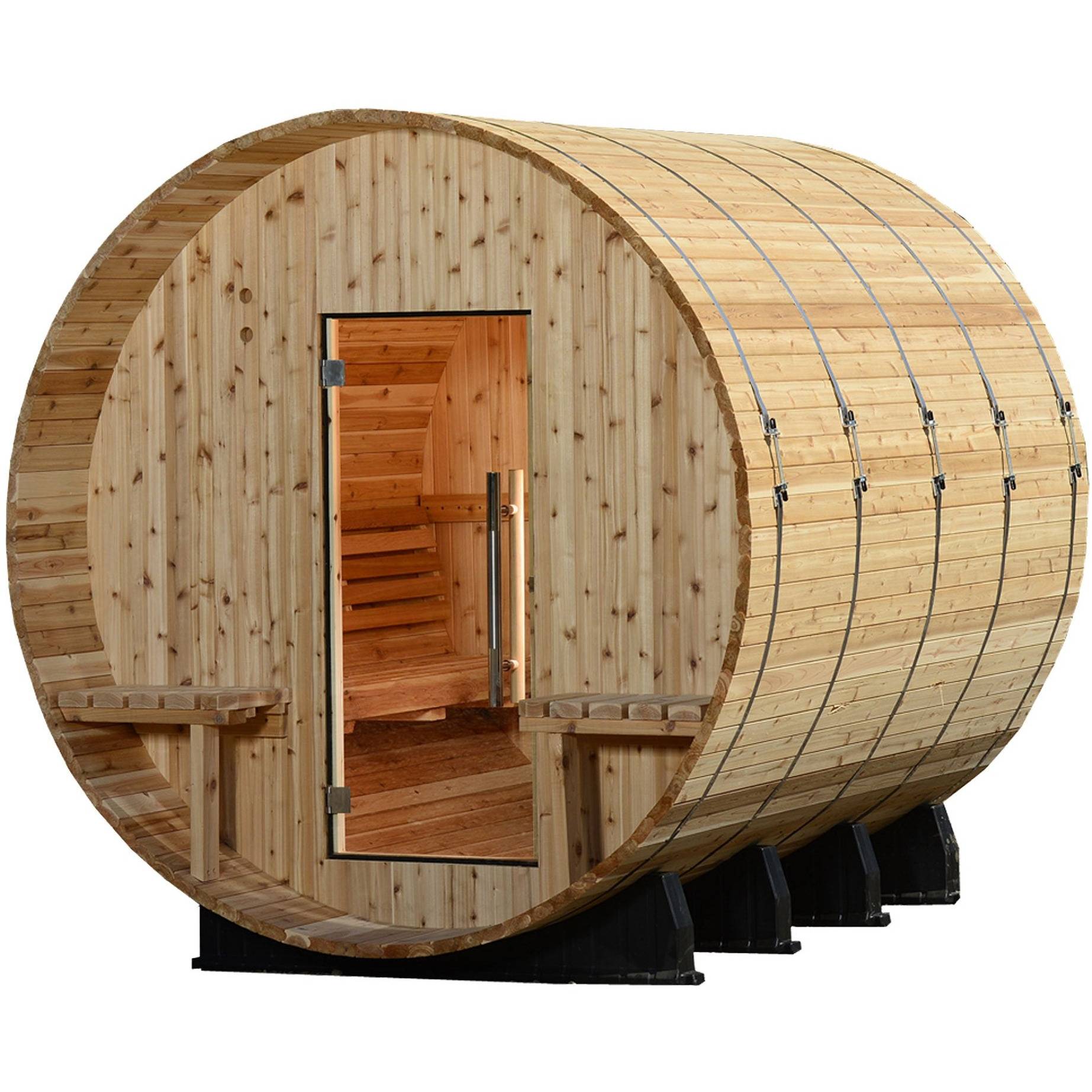 Almost Heaven Grandview 6 Person Canopy Barrel Sauna Rustic Cedar Almost Heaven Sauna Barrel_Canopy_Grandview_whiteBG_1024x1024_2x_ff2adc03-085d-47db-8ad0-7ca8009790a4.jpg