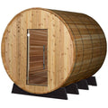 Almost Heaven Lewisburg 6 Person Classic Barrel Sauna Rustic Cedar Almost Heaven Sauna Barrel_Classic_Lewisburg_glass_1024x1024_2x_e99bba76-76e2-4e28-aeea-e341b2e2a90c.jpg