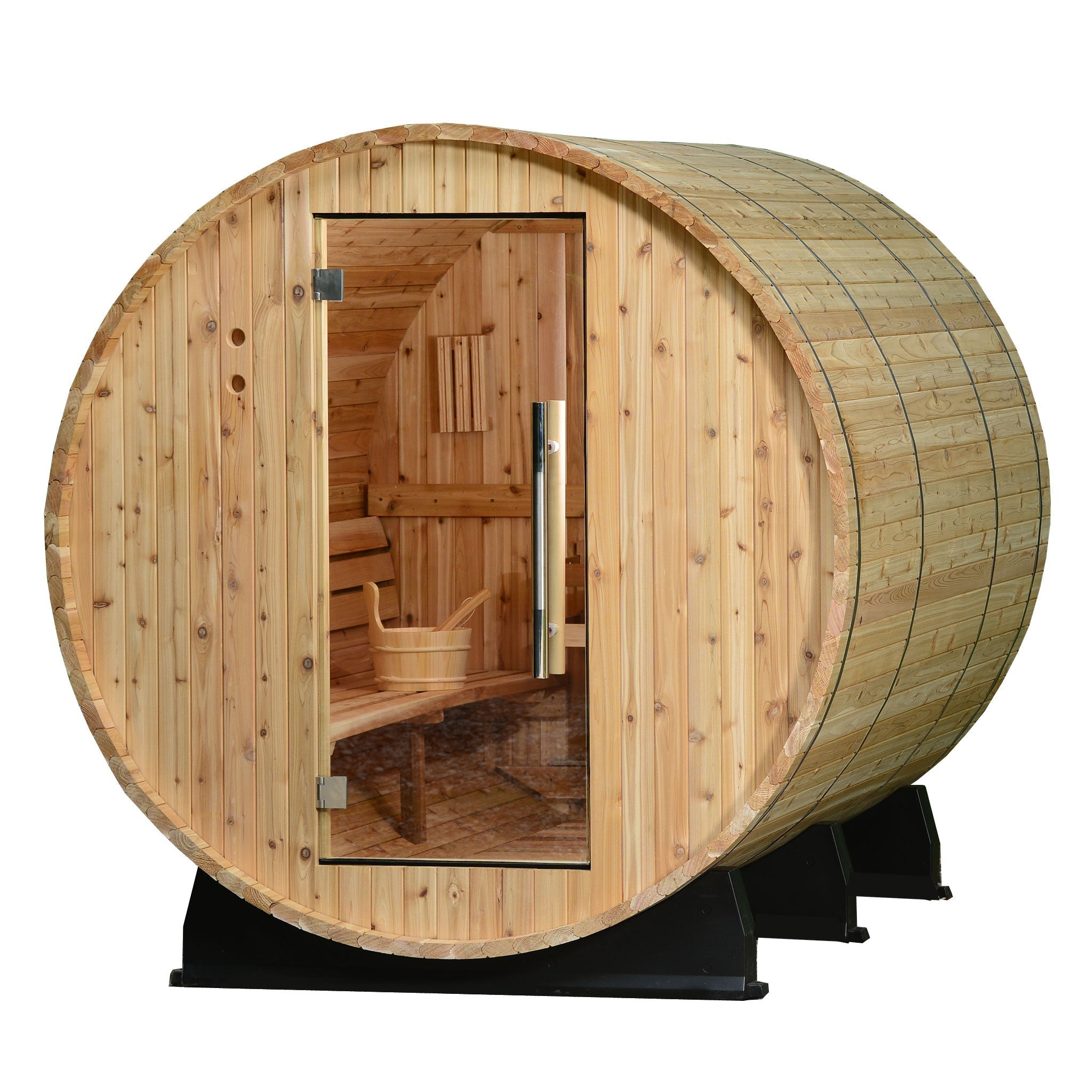 Almost Heaven Princeton 6 Person Classic Barrel Sauna - photo 1
