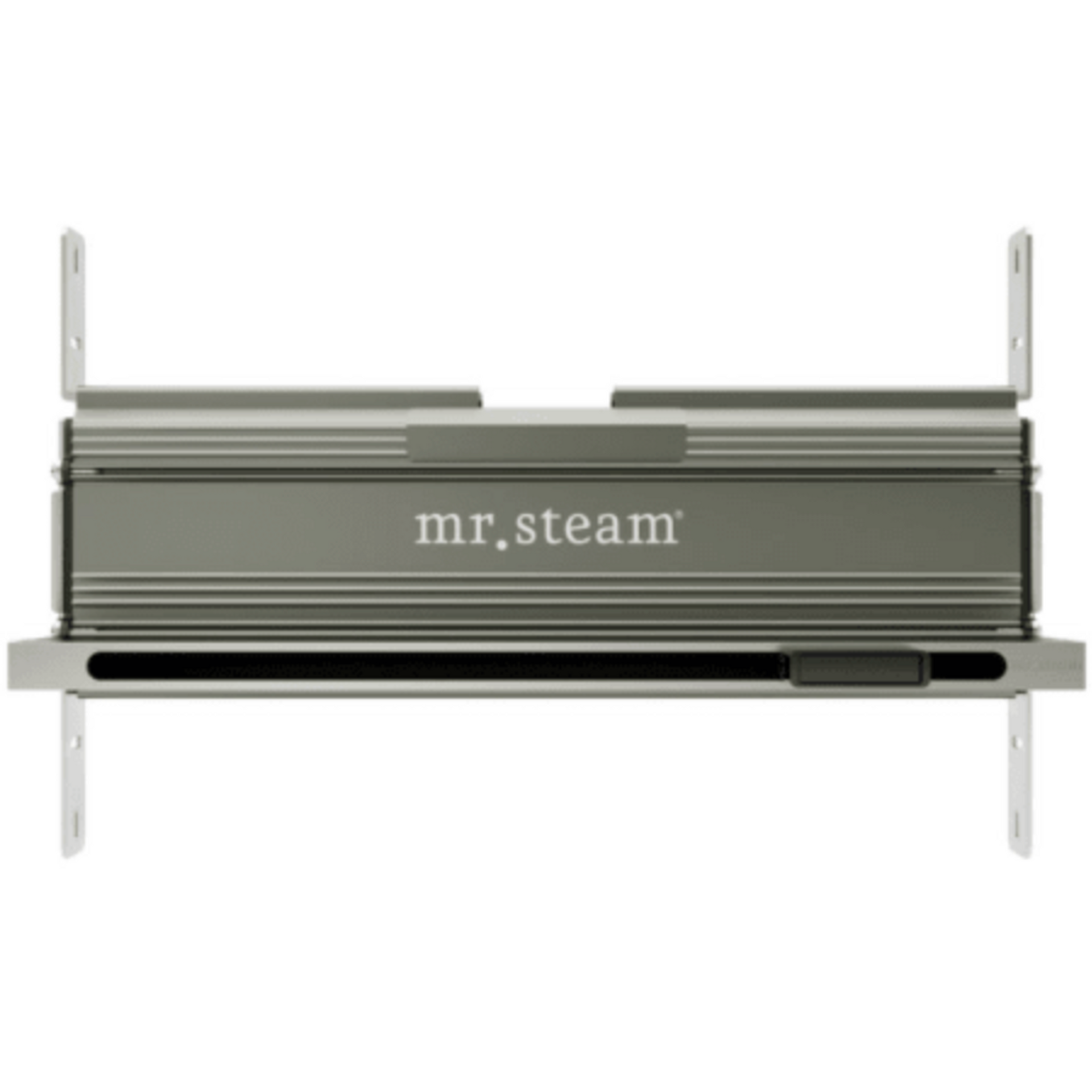 🚿 Cabezal De Vapor Lineal Mr Steam 16 Pulgadas Con Bandeja Aromaterapia - Níquel Cepillado (Modelo 104480BN)