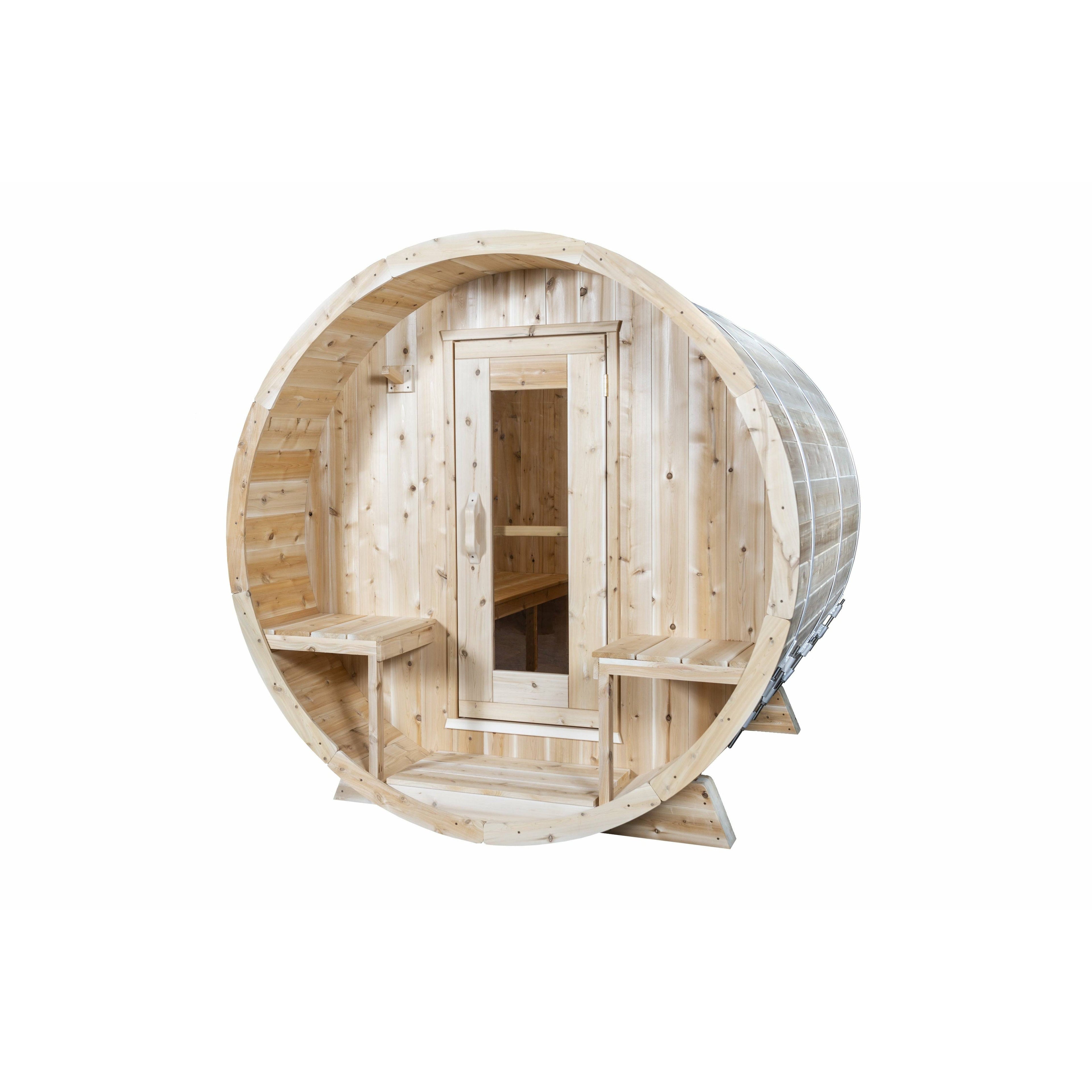 Dundalk Serenity Barrel Sauna  - 6'6" x 6'6" Dundalk LeisureCraft DLC--28.jpg