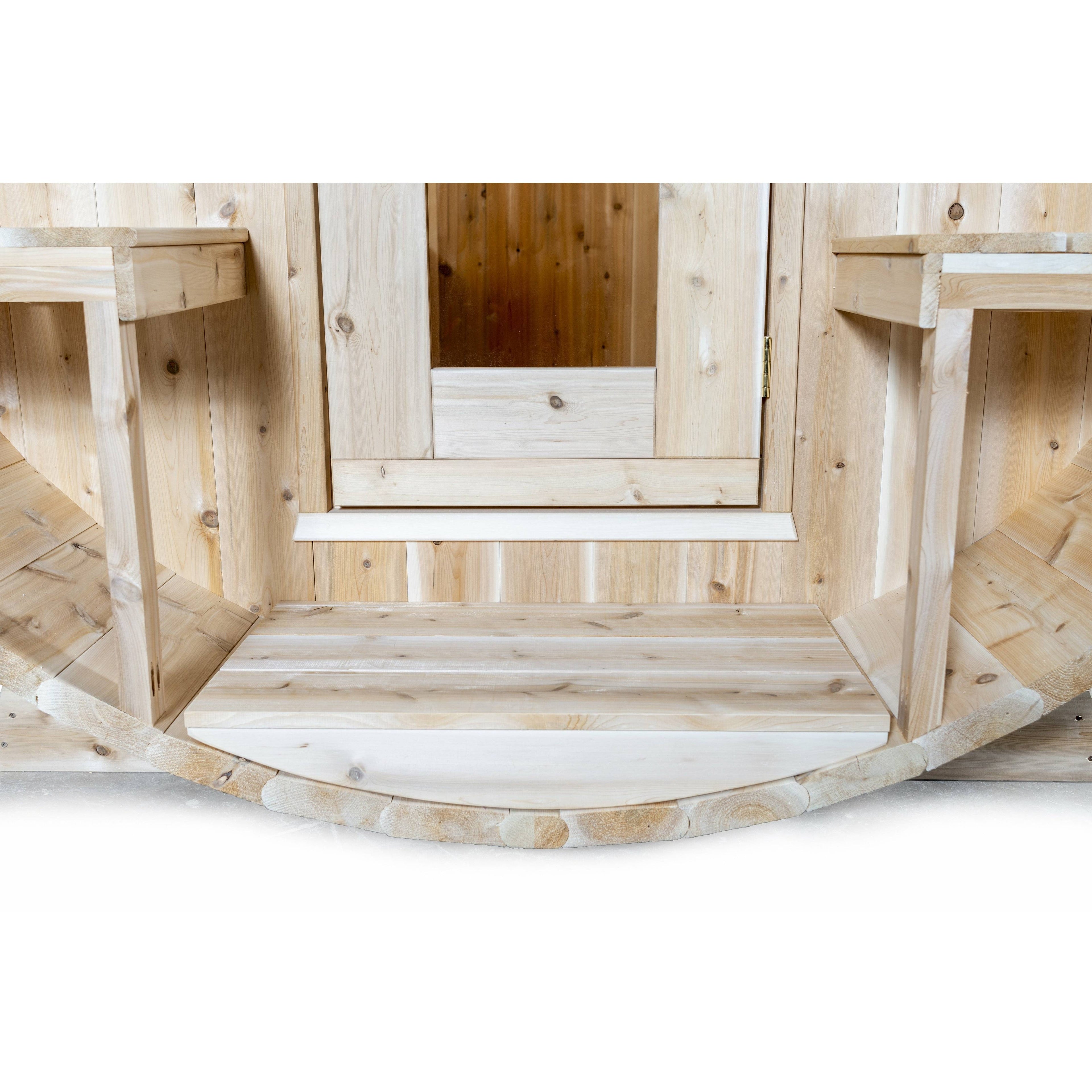 Dundalk Serenity Barrel Sauna  - 6'6" x 6'6" Dundalk LeisureCraft DLC--42.jpg