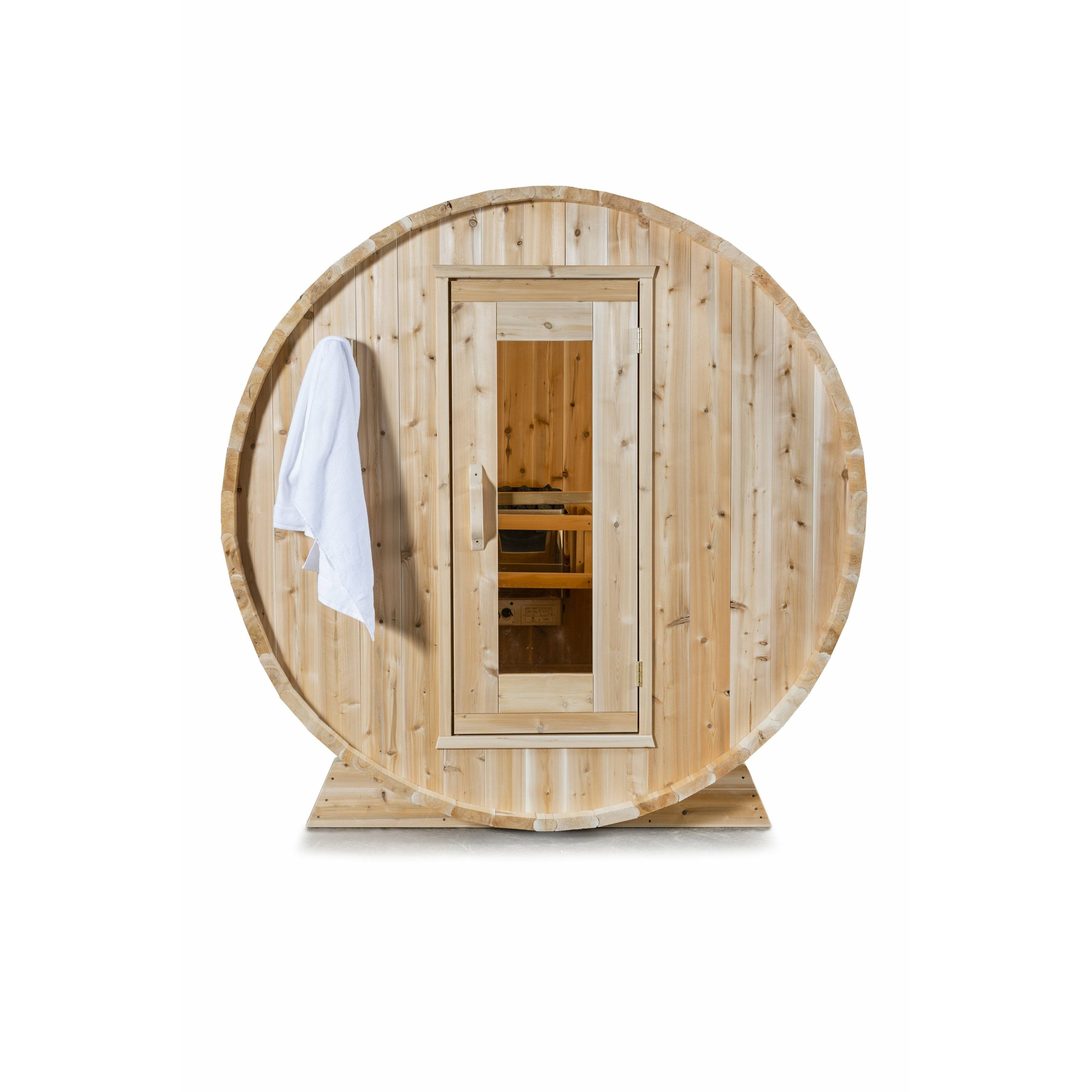 Dundalk Harmony Barrel Sauna 6'6" x 6'6" Dundalk LeisureCraft DLC--46.jpg