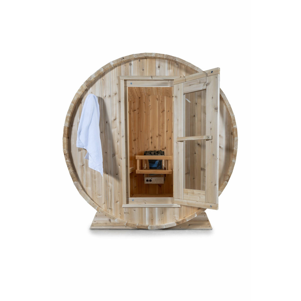 Dundalk Harmony Barrel Sauna 6'6" x 6'6" Dundalk LeisureCraft DLC--49.jpg