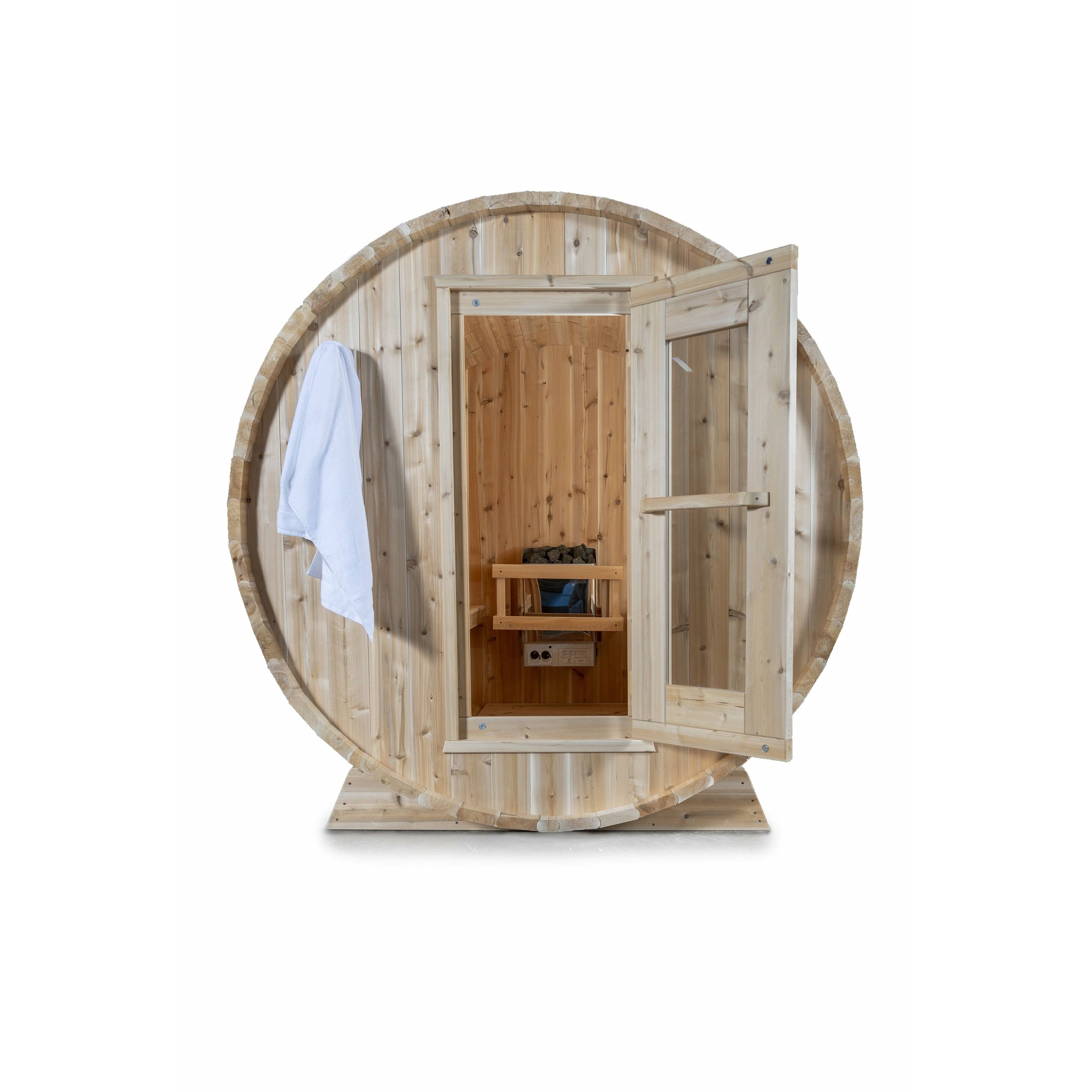 Dundalk Harmony Barrel Sauna 6'6" x 6'6" Dundalk LeisureCraft DLC--49.jpg