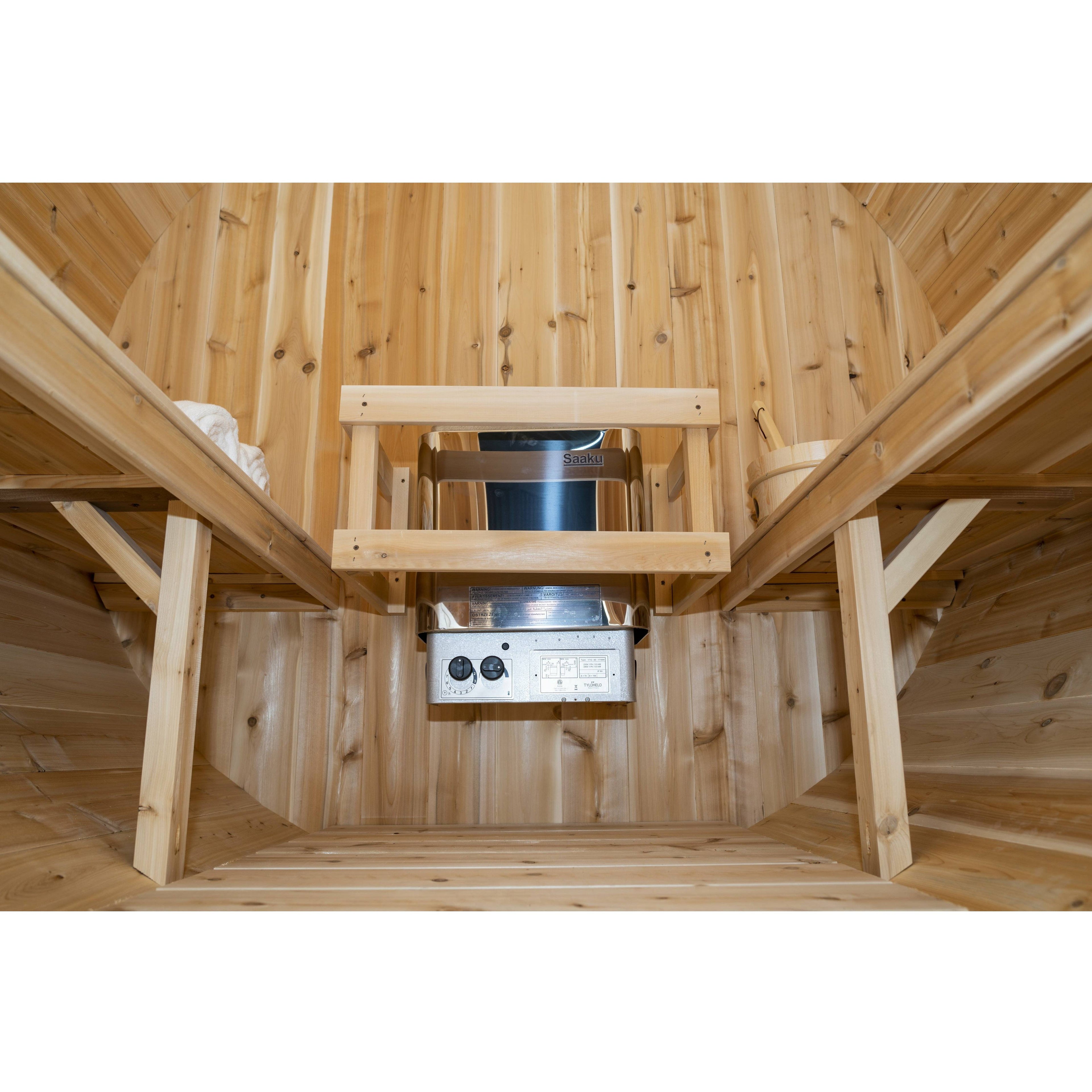 Dundalk Harmony Barrel Sauna 6'6" x 6'6" Dundalk LeisureCraft DLC-2948.jpg