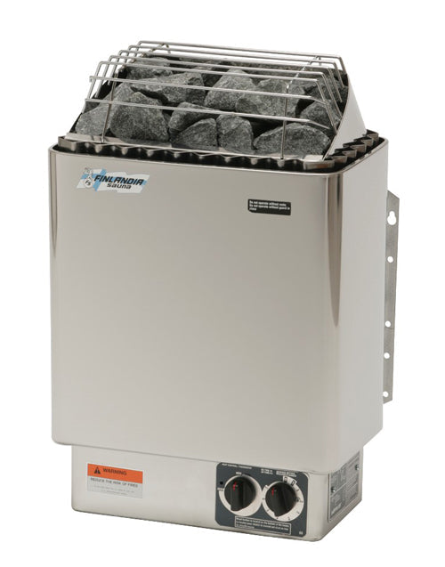 Finlandia FLB Sauna Heater FLB Stainless Steel / 3 kW / No,FLB Stainless Steel / 3 kW / Yes,FLB Stainless Steel / 4.5 kW / No,FLB Stainless Steel / 4.5 kW / Yes,FLB Stainless Steel / 6 kW / No,FLB Stainless Steel / 6 kW / Yes,FLB Stainless Steel / 8 kW / 
