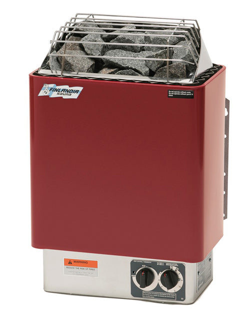 Finlandia FLB-30 with Built in Controls(84-130cf) Red Enamel Finlandia Sauna FLB_heater2.jpg