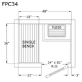 Finlandia Sauna 3' x 4' x 7' Pre-Cut Sauna Kit Standard Option / 7 Foot Tall / No Backrest,Standard Option / 7 Foot Tall / Backrest + $171.60,Standard Option / 8 Foot Tall + $198.66 / No Backrest,Standard Option / 8 Foot Tall + $198.66 / Backrest + $171.6