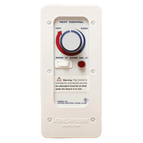 F-2 Control with FX 303 Contactor and 24HR 7 Day Digital Timer - Bundle Package Finnish Sauna Builders Finlandia_F2-3_sauna_controller.webp