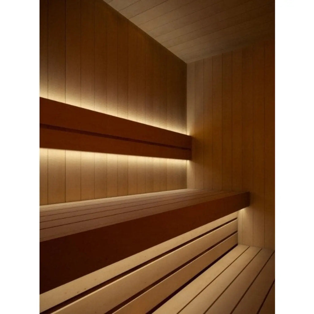 Finnish Sauna Builders LED Sauna Neon Light Kit - 16.4ft - 3000 Kelvin Single Strip - Radio Frequency Control,Dual Strip - Radio Frequency Control,Single Strip - WiFi + Alexa + Google Home,Dual Strip - WiFi + Alexa + Google Home Finnish Sauna Builders Fin