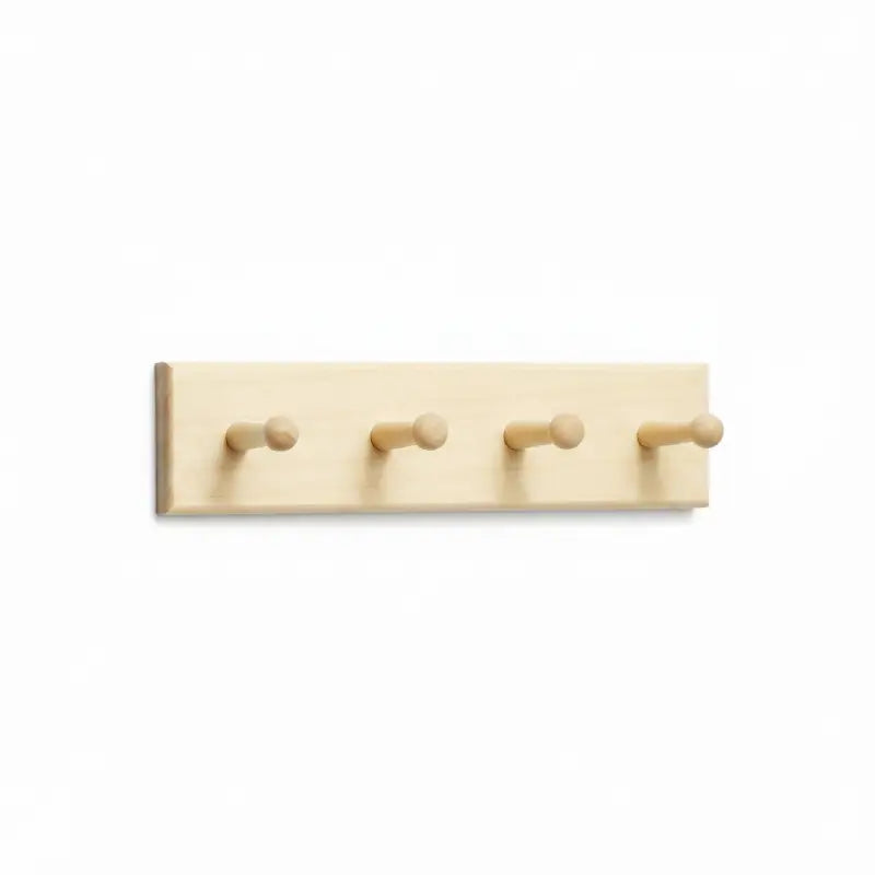 Finnleo Clothes Hook: 4-peg, Hemlock