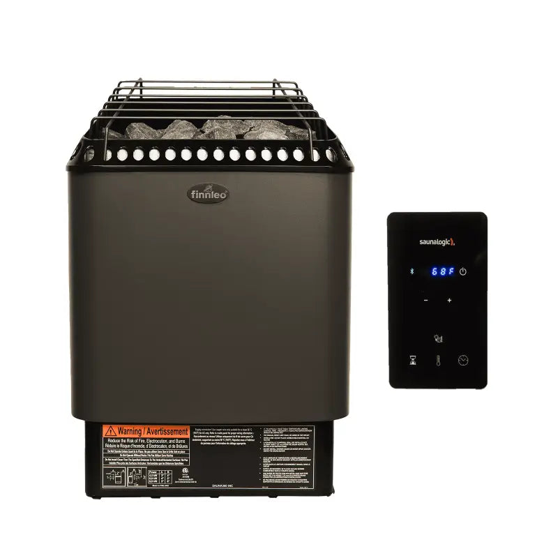 Finnleo Designer SL2 Sauna Heater Designer SL2 4.5 kW (240V 1PH) / Heater Only,Designer SL2 4.5 kW (240V 1PH) / Heater + SaunaLogic2 Wi-Fi Control,Designer SL2 4.5 kW (240V 1PH) / Heater + SaunaLogic2 Control (Non-Wi-Fi),Designer SL2 6.0 kW (240V 1PH) / Heater Only,Designer SL2 6.0 kW (24 Finnleo FinnleoDesignerSL24kWSaunaHeater02.webp