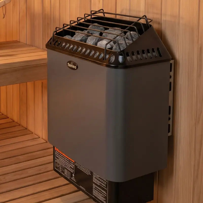Finnleo Designer SL2 Sauna Heater Designer SL2 4.5 kW (240V 1PH) / Heater Only,Designer SL2 4.5 kW (240V 1PH) / Heater + SaunaLogic2 Wi-Fi Control,Designer SL2 4.5 kW (240V 1PH) / Heater + SaunaLogic2 Control (Non-Wi-Fi),Designer SL2 6.0 kW (240V 1PH) / Heater Only,Designer SL2 6.0 kW (24 Finnleo FinnleoDesignerSL24kWSaunaHeater03.webp