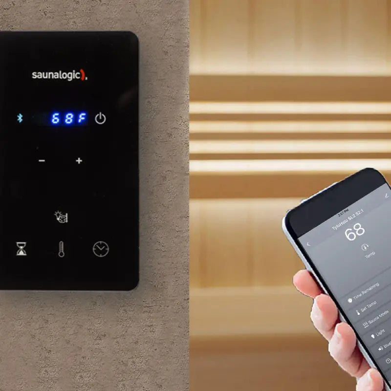 Finnleo Himalaya SL2 Sauna Heater Himalaya 7.0 kW (240V 1PH) / Heater Only,Himalaya 7.0 kW (240V 1PH) / Heater + SaunaLogic2 Wi-Fi Control + Contactor Box,Himalaya 7.0 kW (240V 1PH) / Heater + SaunaLogic2 Control (Non-Wi-Fi) + Contactor Box,Himalaya 9.0 kW (240V 1PH) / Heater Only,Himalay Finnleo FinnleoHimalaya7kW05.webp