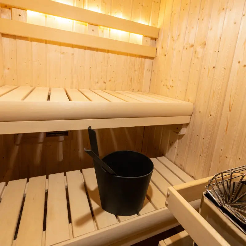 Finnleo NorthStar Indoor Sauna NSI-44 (48x48x80), Piccolo Mini 1.7 kW, floor included,NSI-44 (48x48x80), Piccolo Mini 2.2 kW, floor included,NSI-46 (48x72x84), Designer SL2 4.5 kW, 1 window,NSI-56 (60x72x84), Designer SL2 6.0 kW, 1 window,NSI-57 (60x84x84), Designer SL2 6.0 kW, 2 windo Finnleo FinnleoNorthStar44IndoorSauna02_91c0e92b-03f9-48b0-8375-fdf7ecd75545.webp