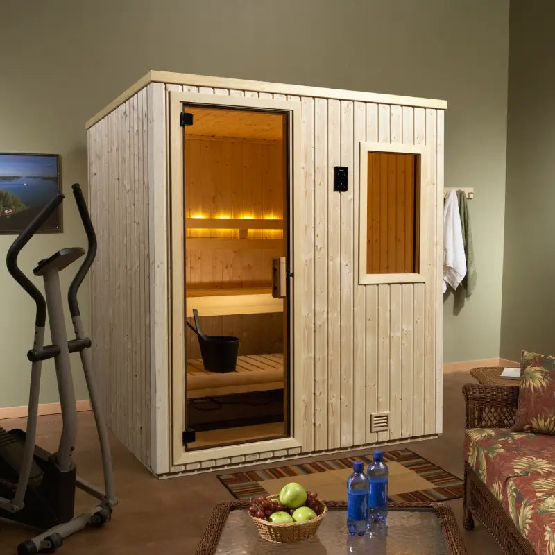 Finnleo NorthStar Indoor Sauna NSI-56 (60x72x84), Designer SL2 6.0 kW, 1 window Finnleo FinnleoNorthStar56IndoorSauna00.webp