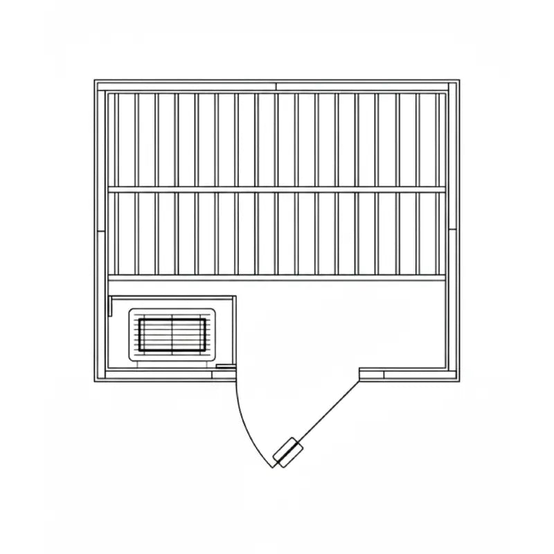 Finnleo Sisu Freestanding Panel-Built Sauna